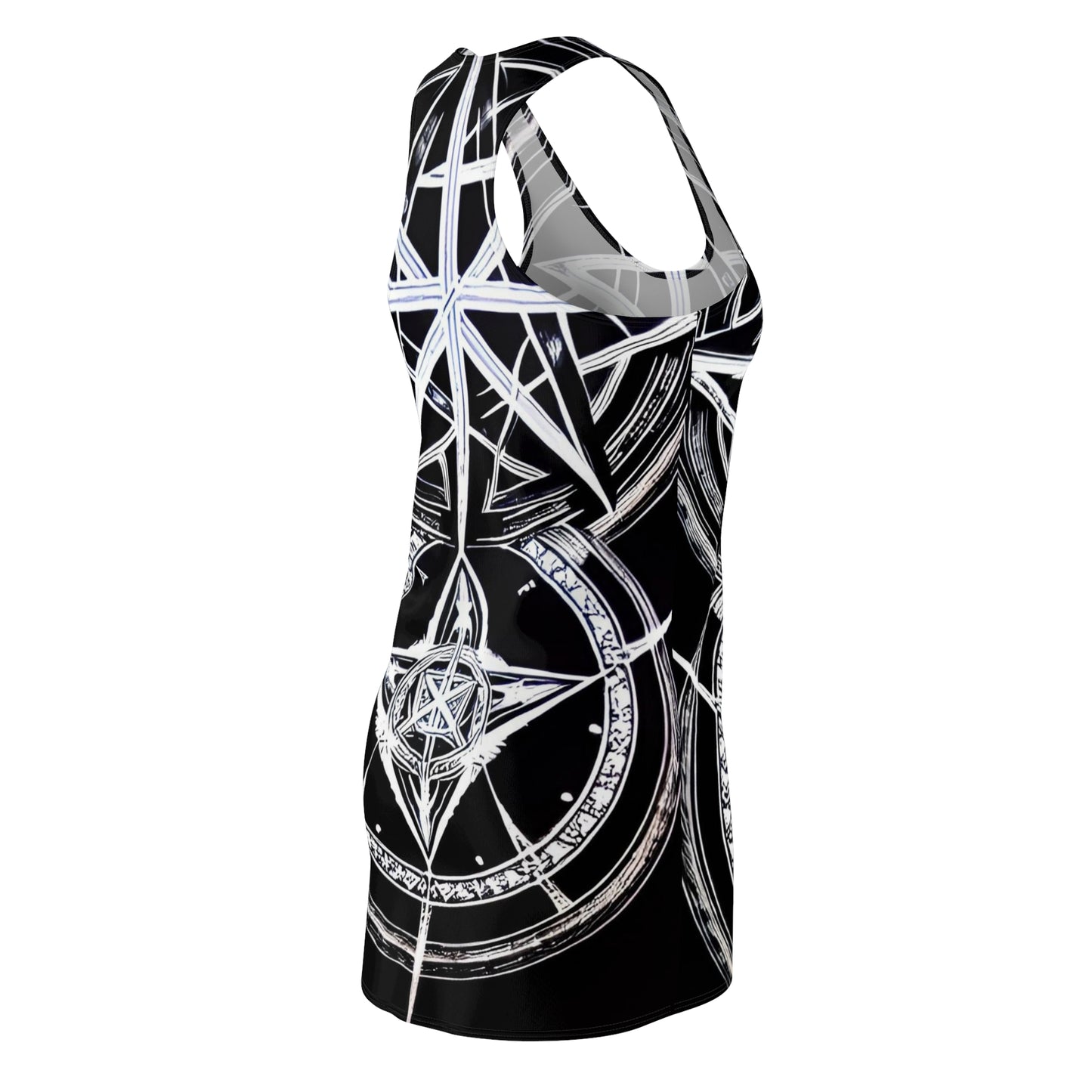 Runic Women's Cut & Sew Racerback Dress (AOP)