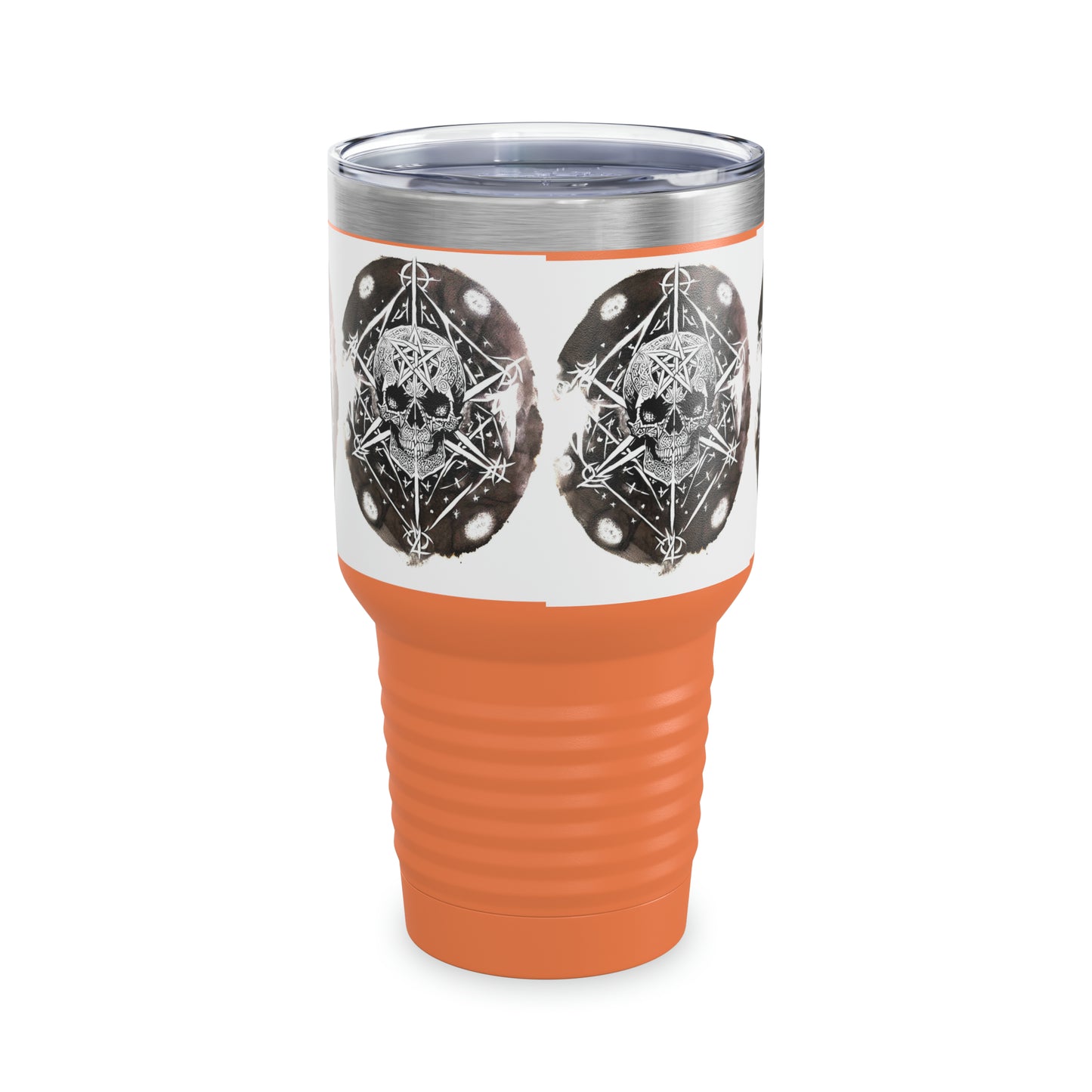 Pentagram Skull Ringneck Tumbler, 30oz