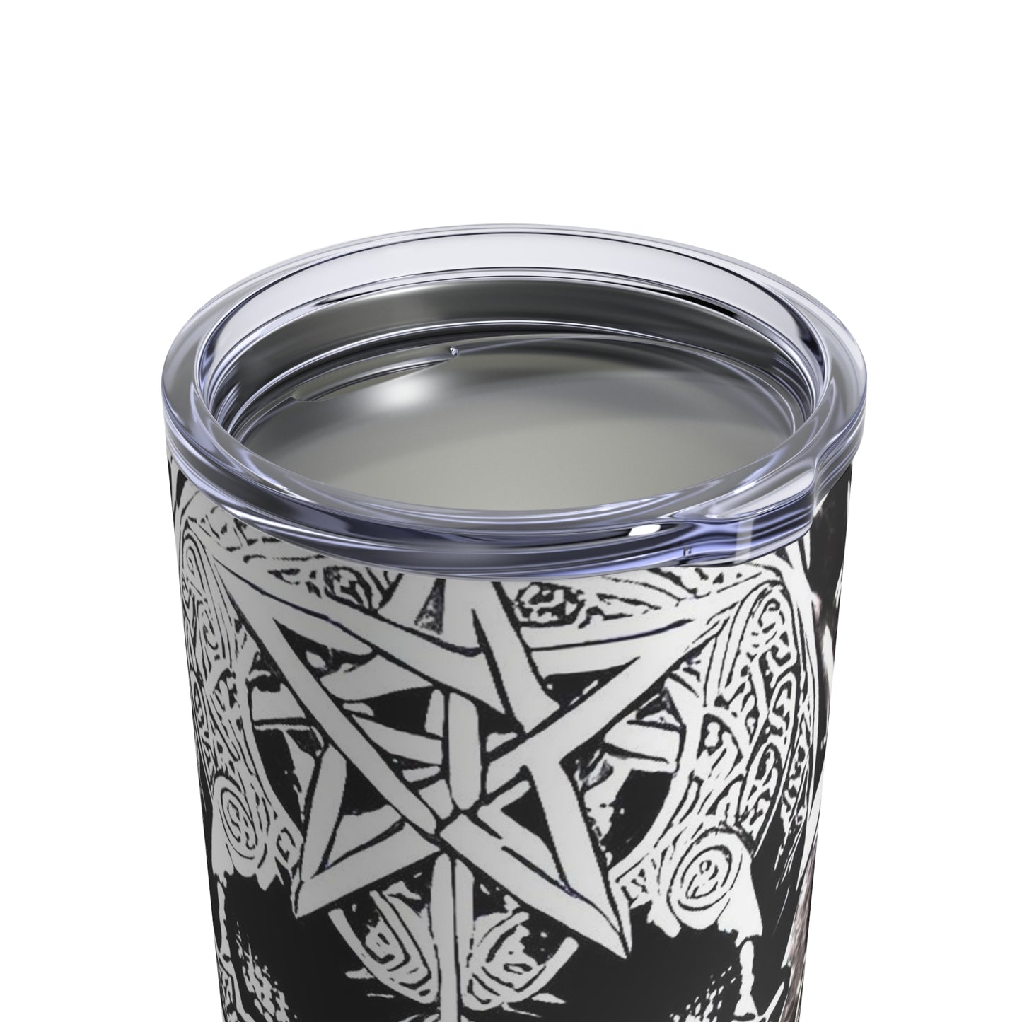 Pentagram Skull Tumbler 10oz