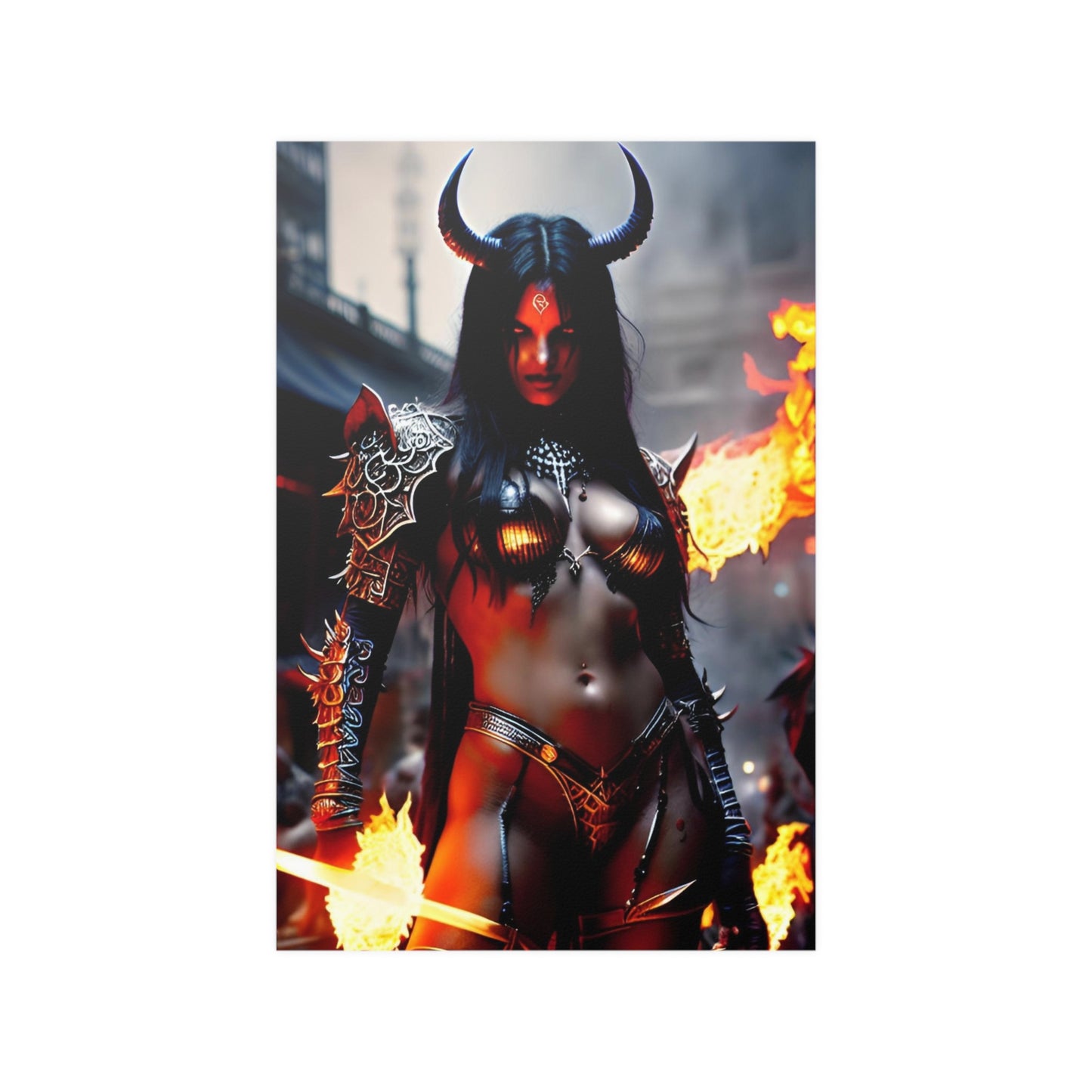 Demoness Satin Posters (210gsm)