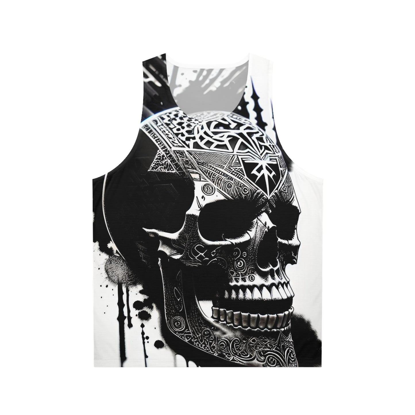 Skull Ink Unisex Tank Top (AOP)