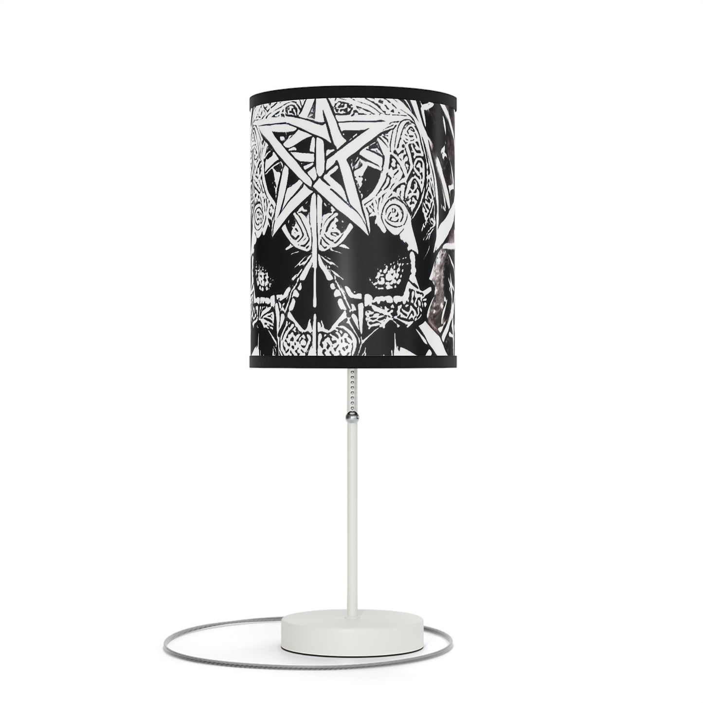 Pentagram Skull Lamp on a Stand, US|CA plug