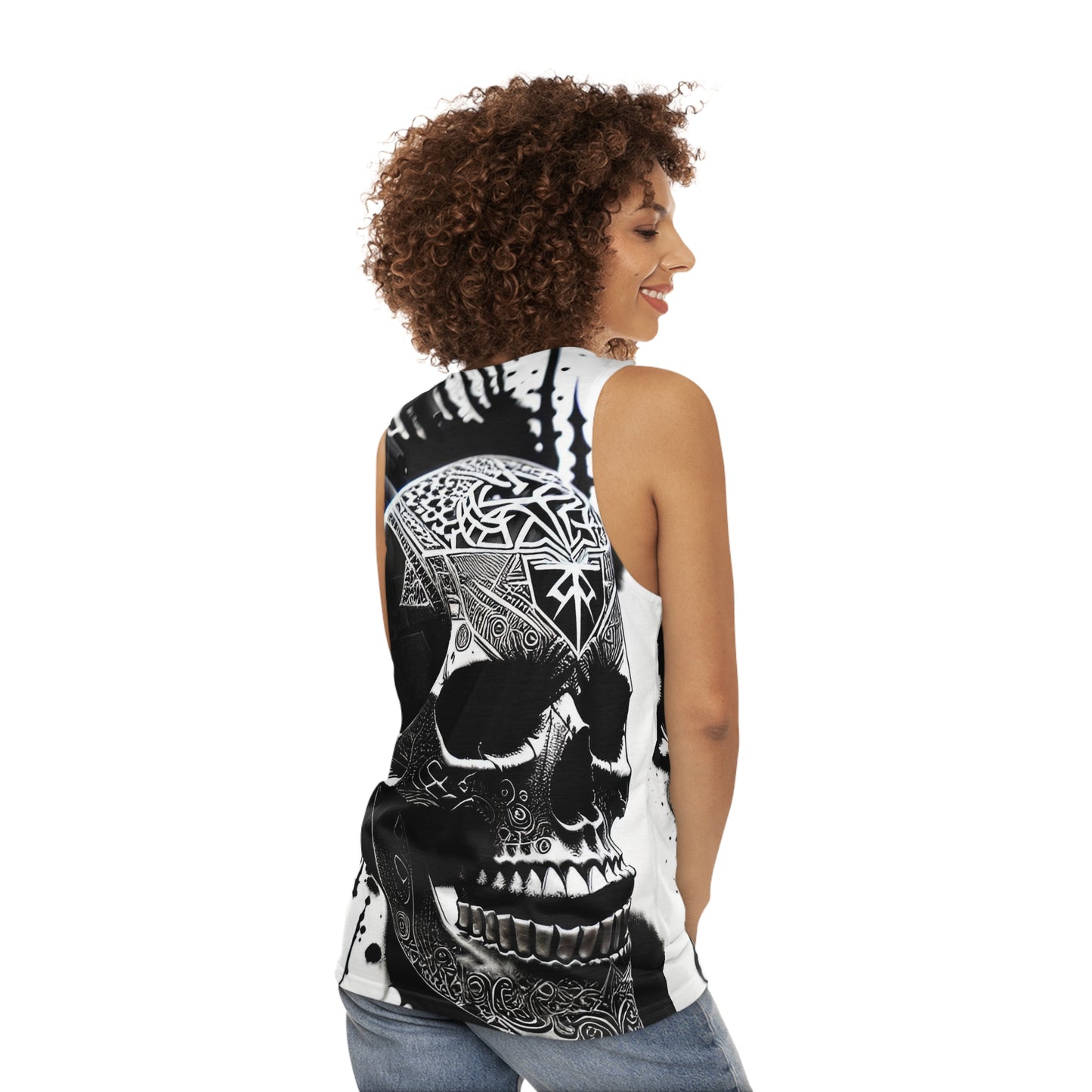 Skull Ink Unisex Tank Top (AOP)