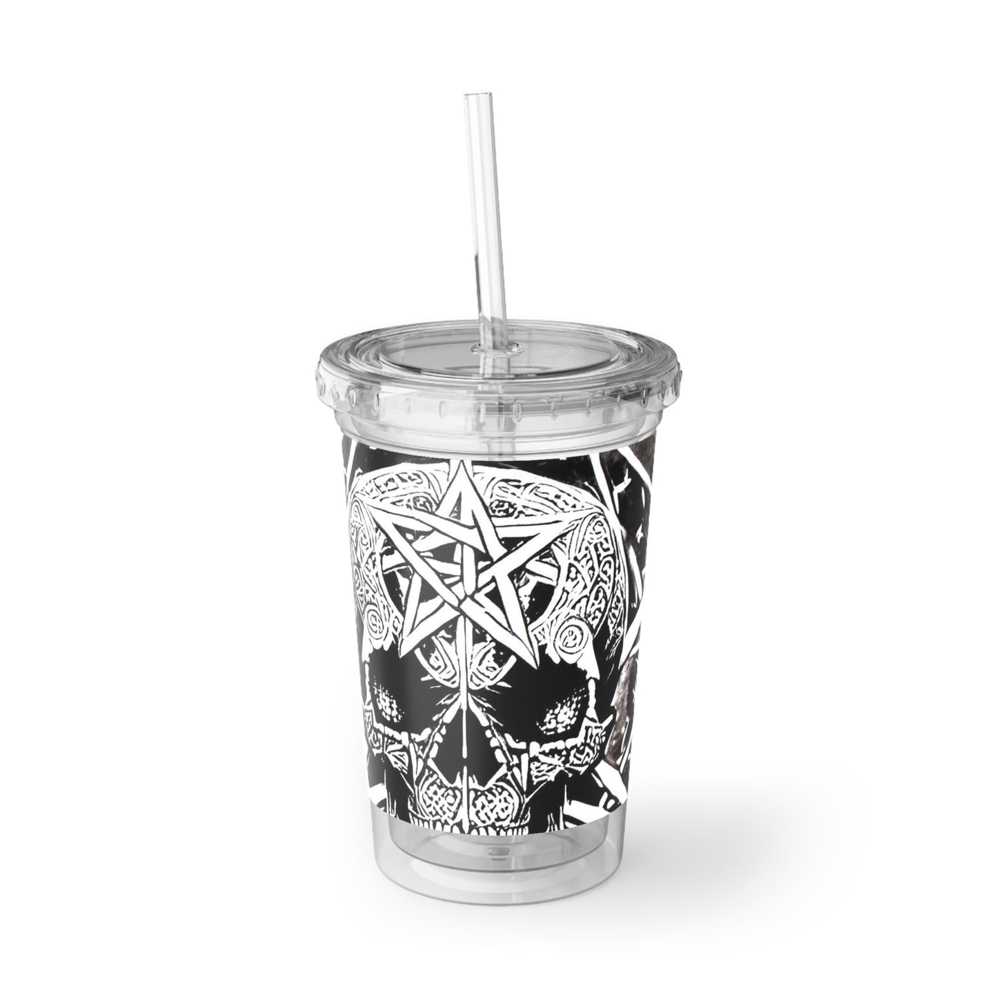 Pentagram Skull Suave Acrylic Cup