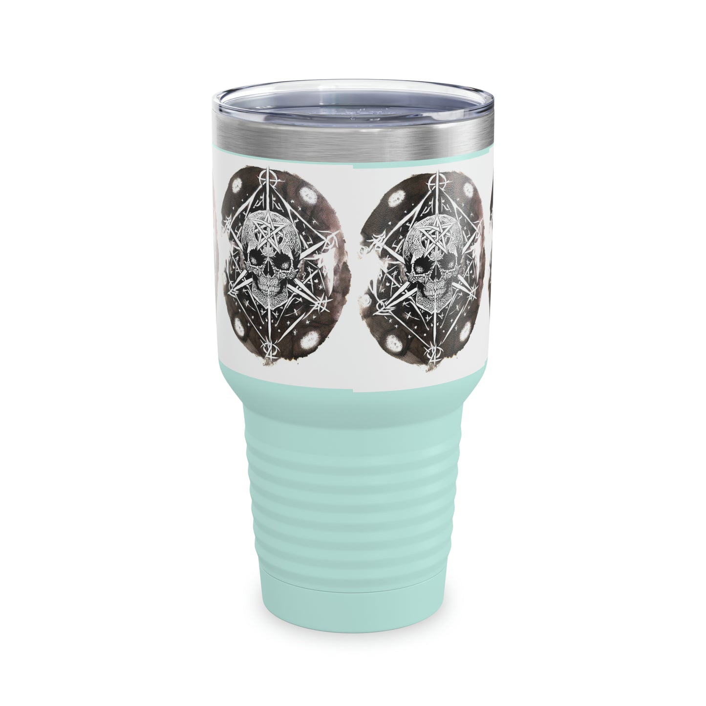 Pentagram Skull Ringneck Tumbler, 30oz