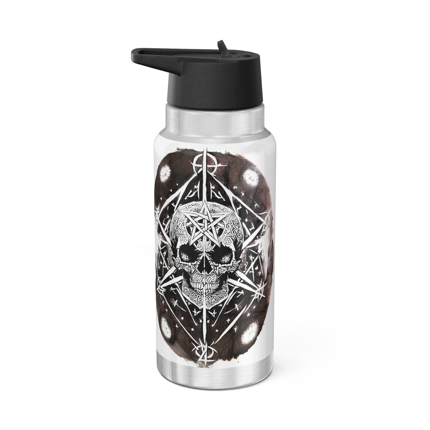 Pentagram Skull Gator Tumbler, 32oz