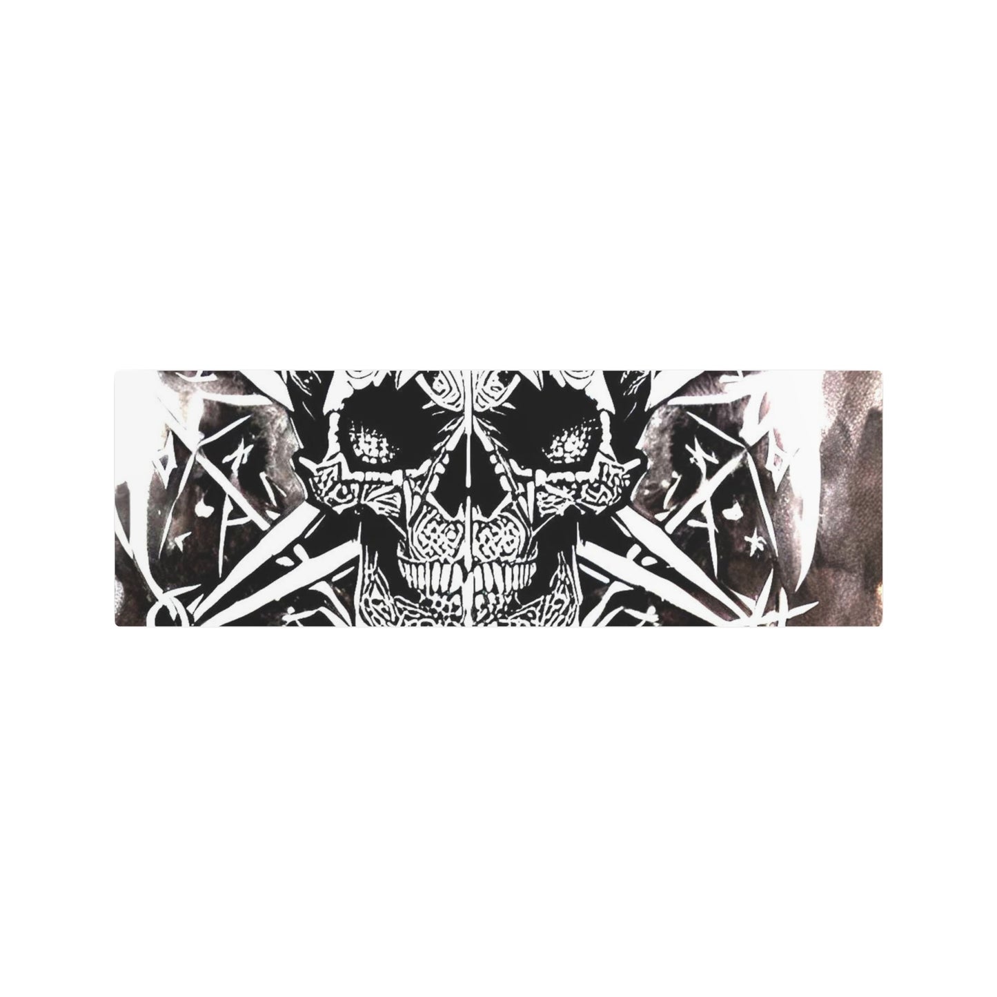 Pentagram Skull Metal Art Sign