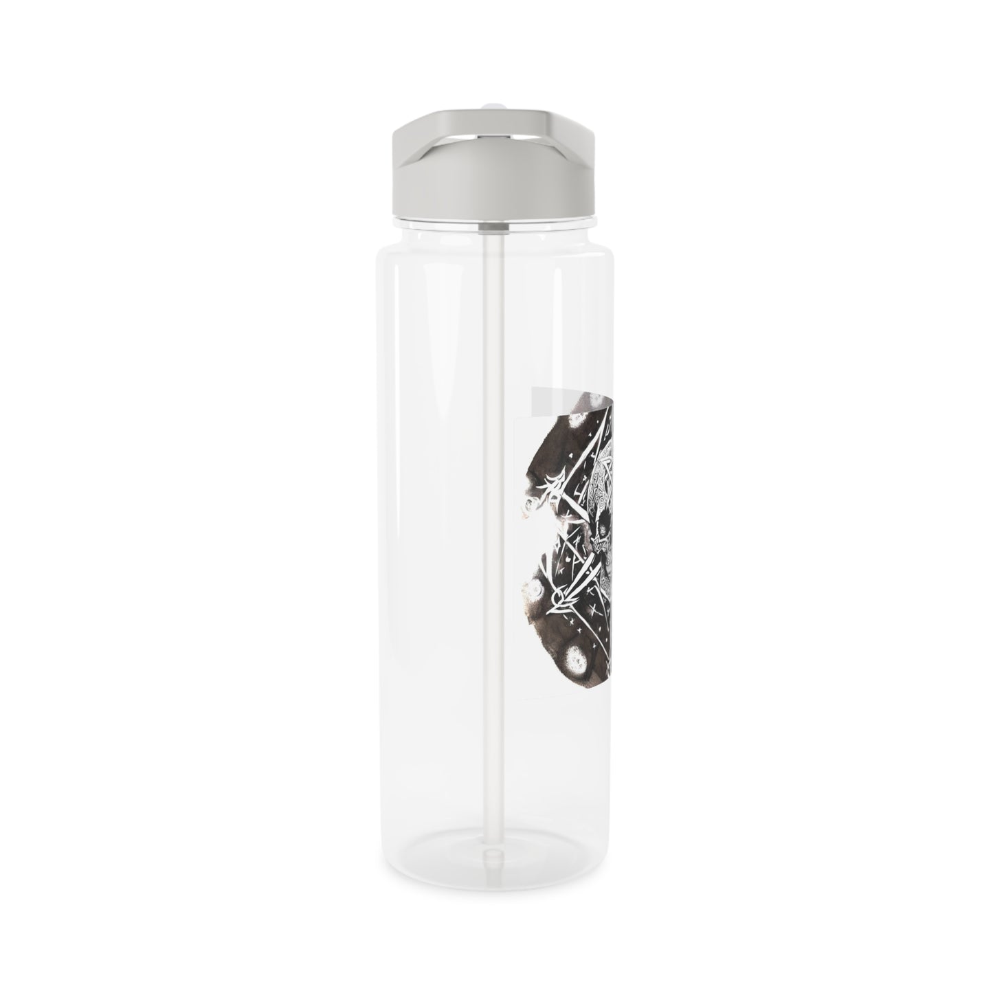 Pentagram Skull Tritan Water Bottle