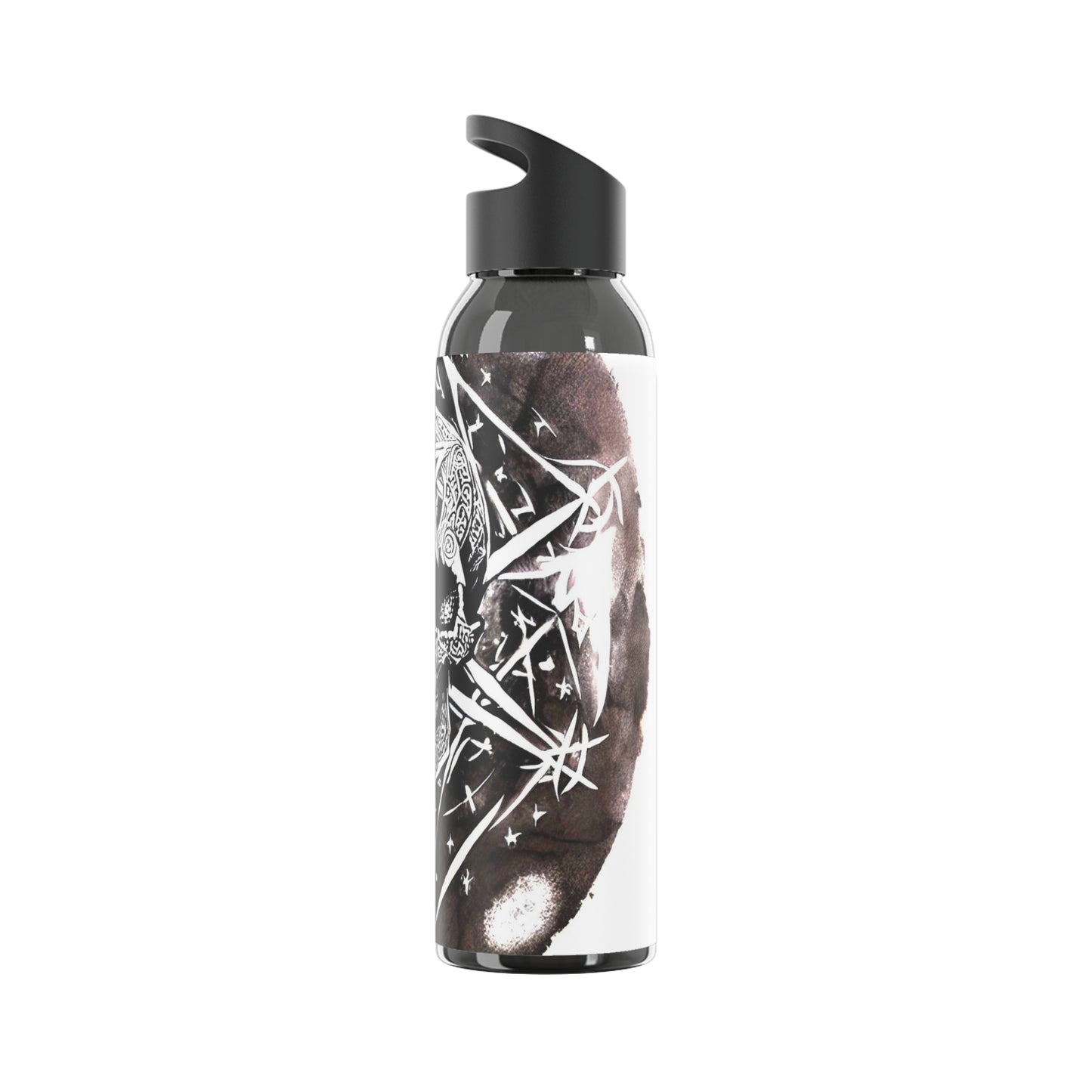 Pentagram Skull Sky Water Bottle