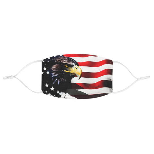 Eagle Flag Fabric Face Mask