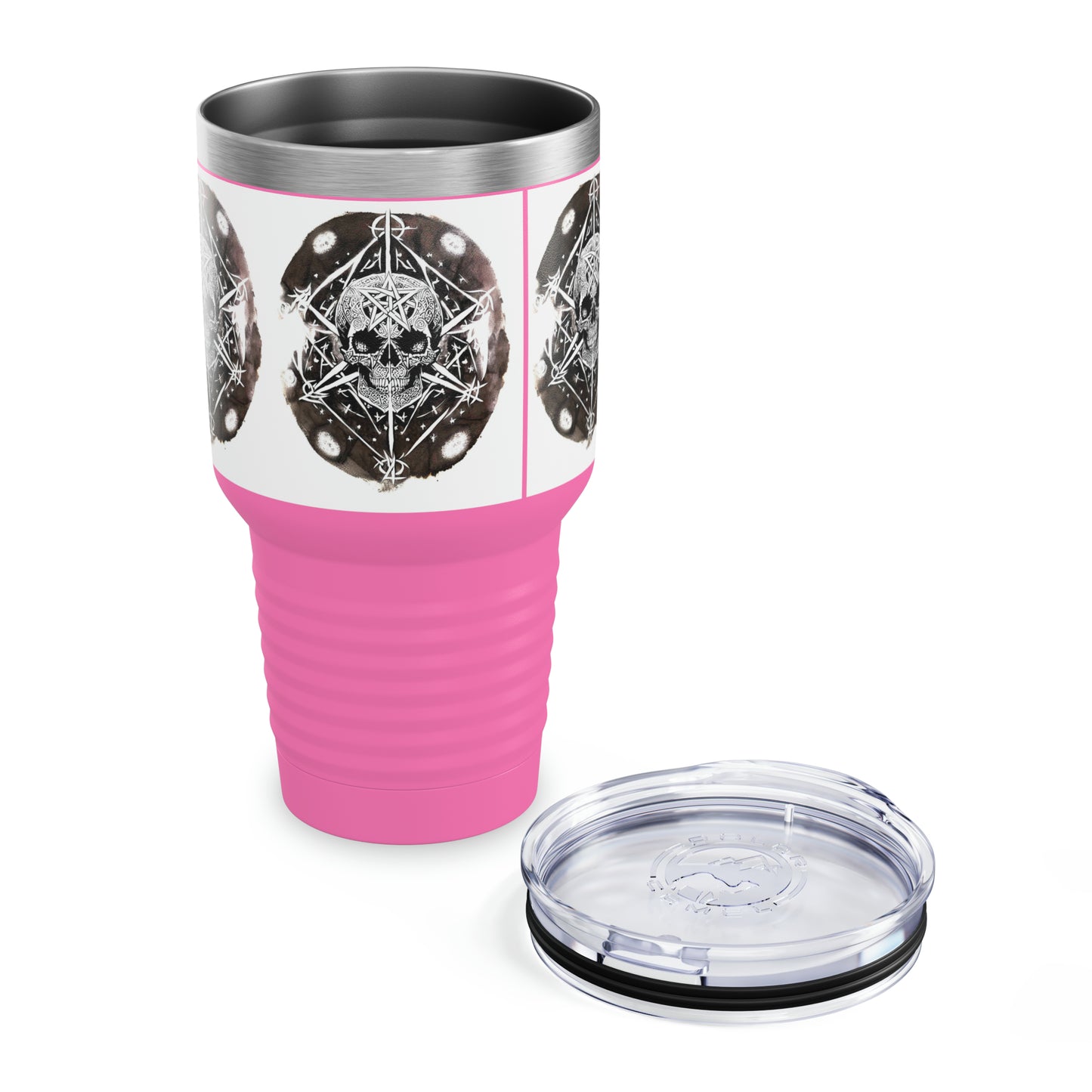 Pentagram Skull Ringneck Tumbler, 30oz