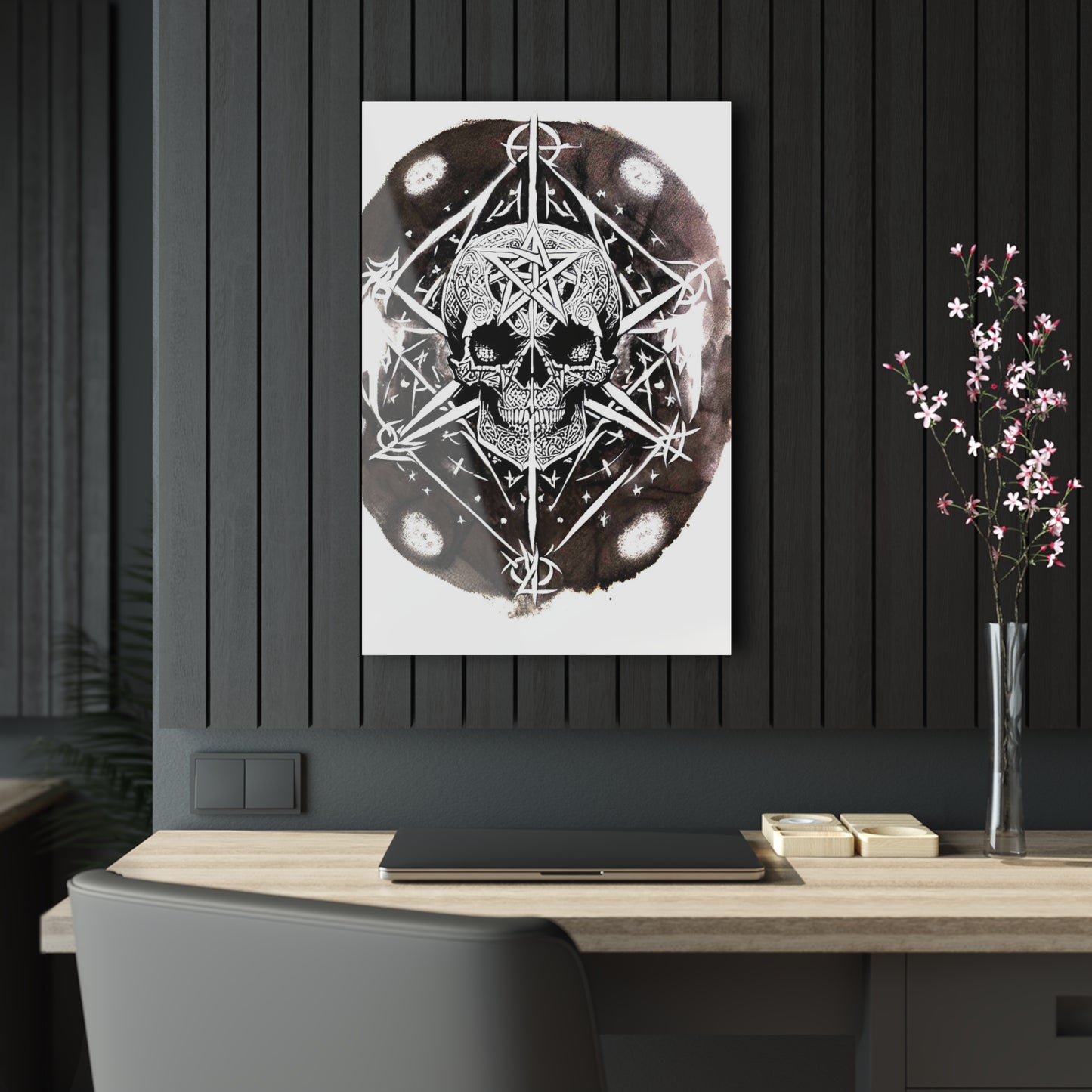 Pentagram Skull Acrylic Prints