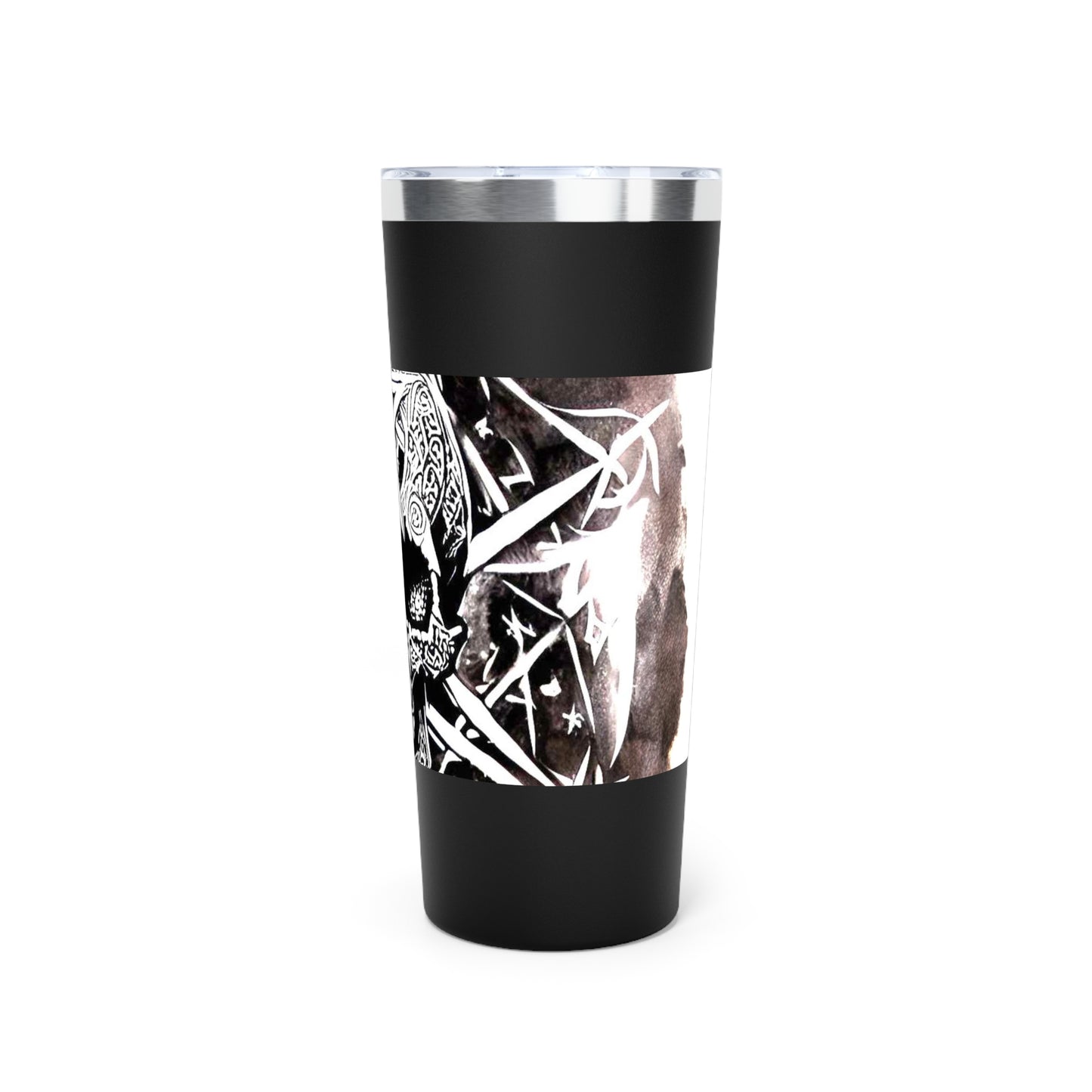 Pentagram Skull Copper Vacuum Insulated Tumbler, 22oz