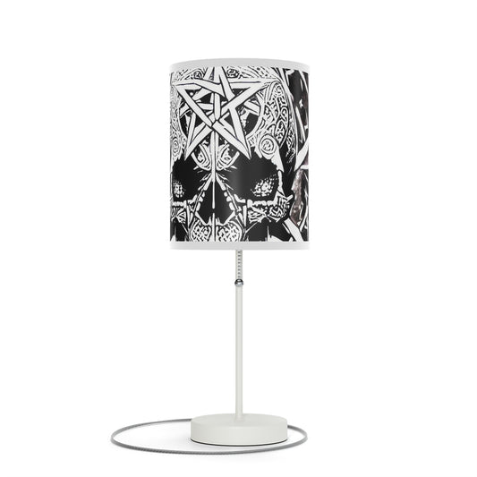 Pentagram Skull Lamp on a Stand, US|CA plug