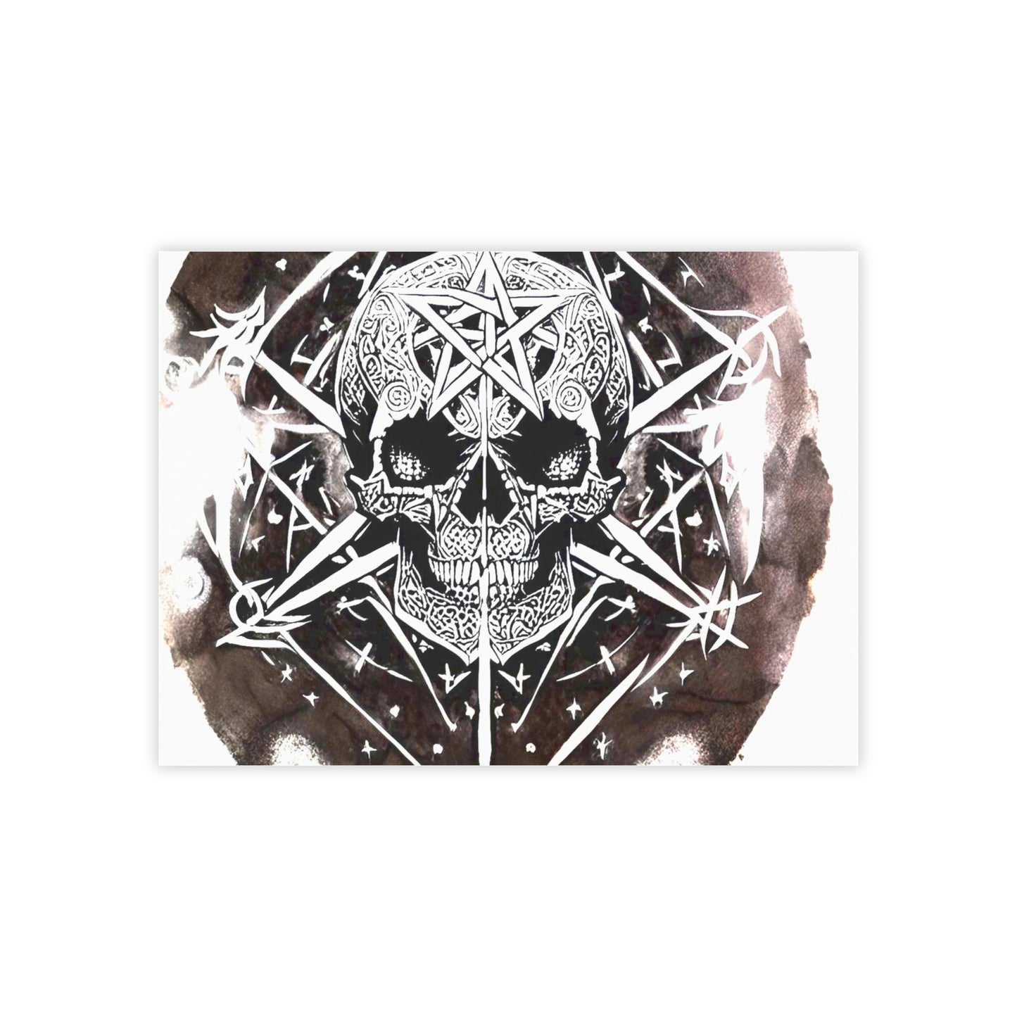 Pentagram Skull Post-it® Note Pads