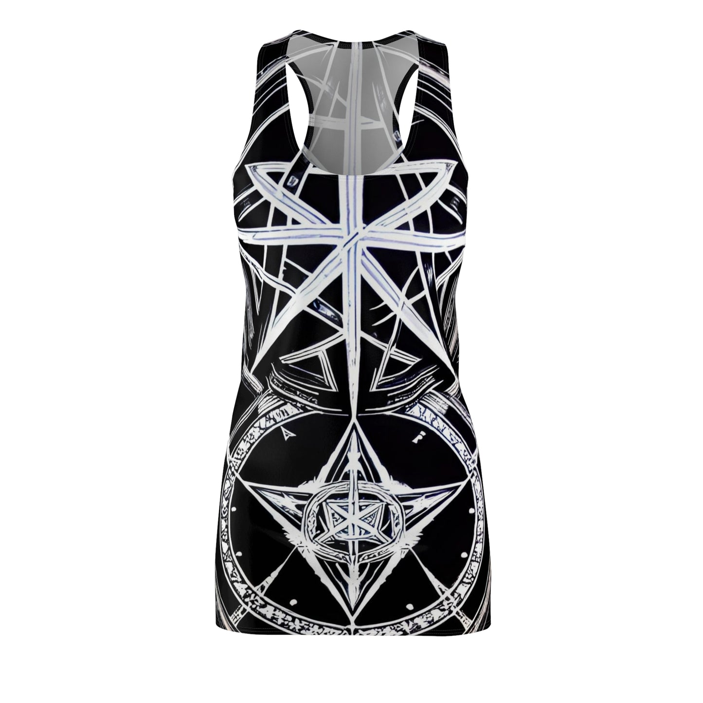 Runic Women's Cut & Sew Racerback Dress (AOP)