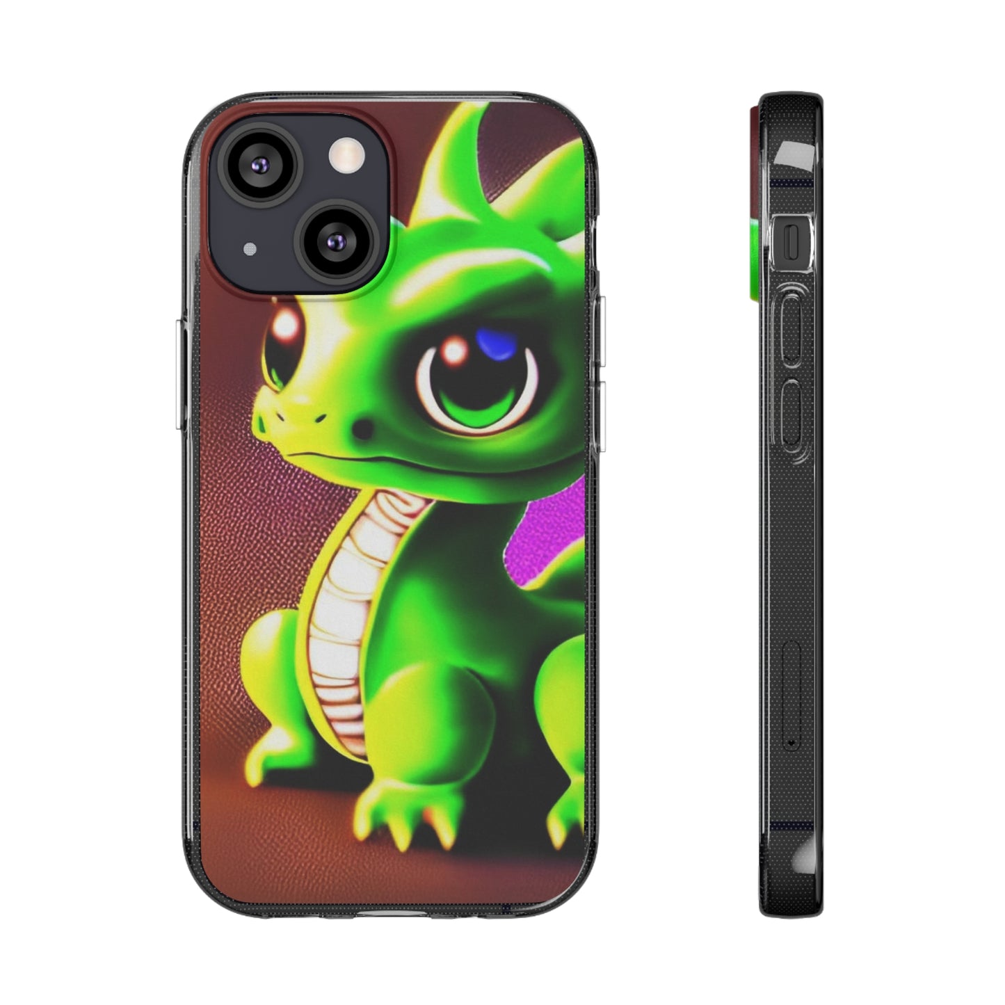 Baby Dragon Clear Silicone Phone Case