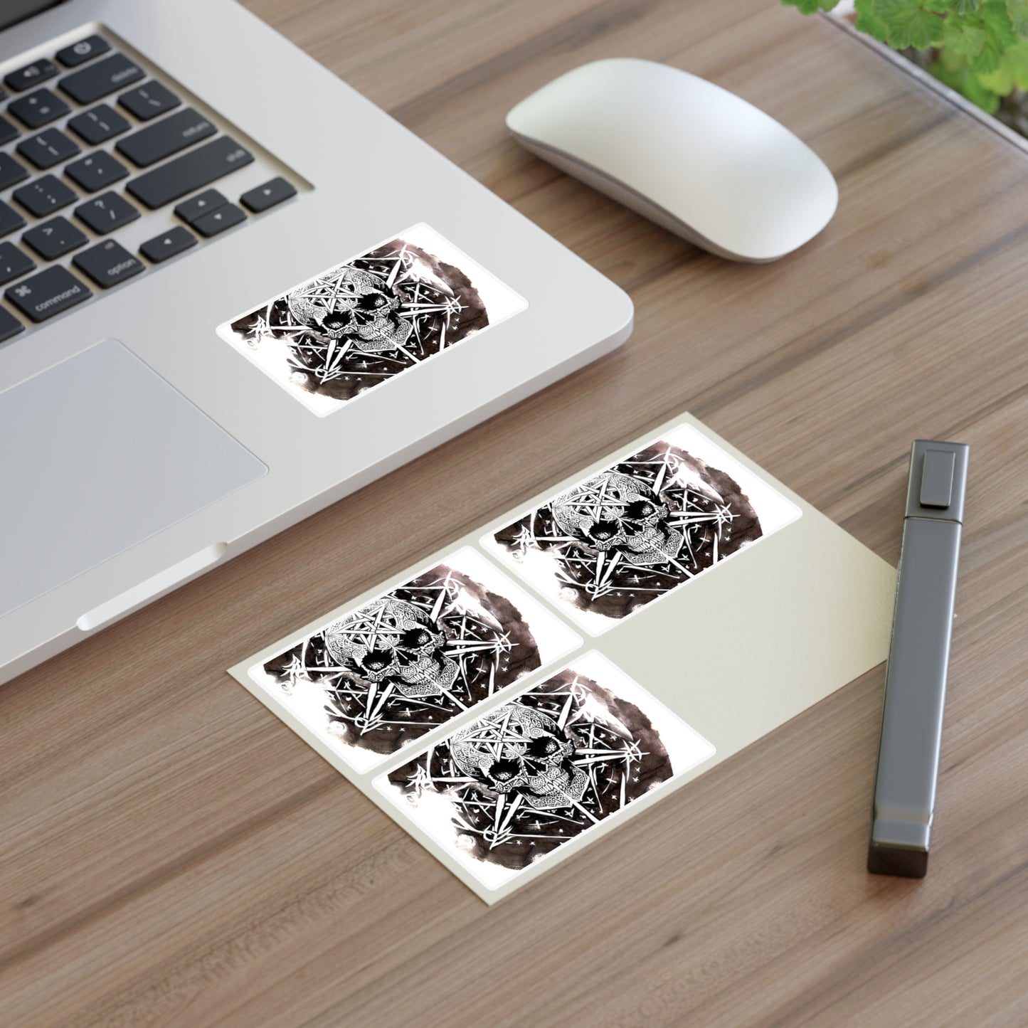 Pentagram Skull Sticker Sheets