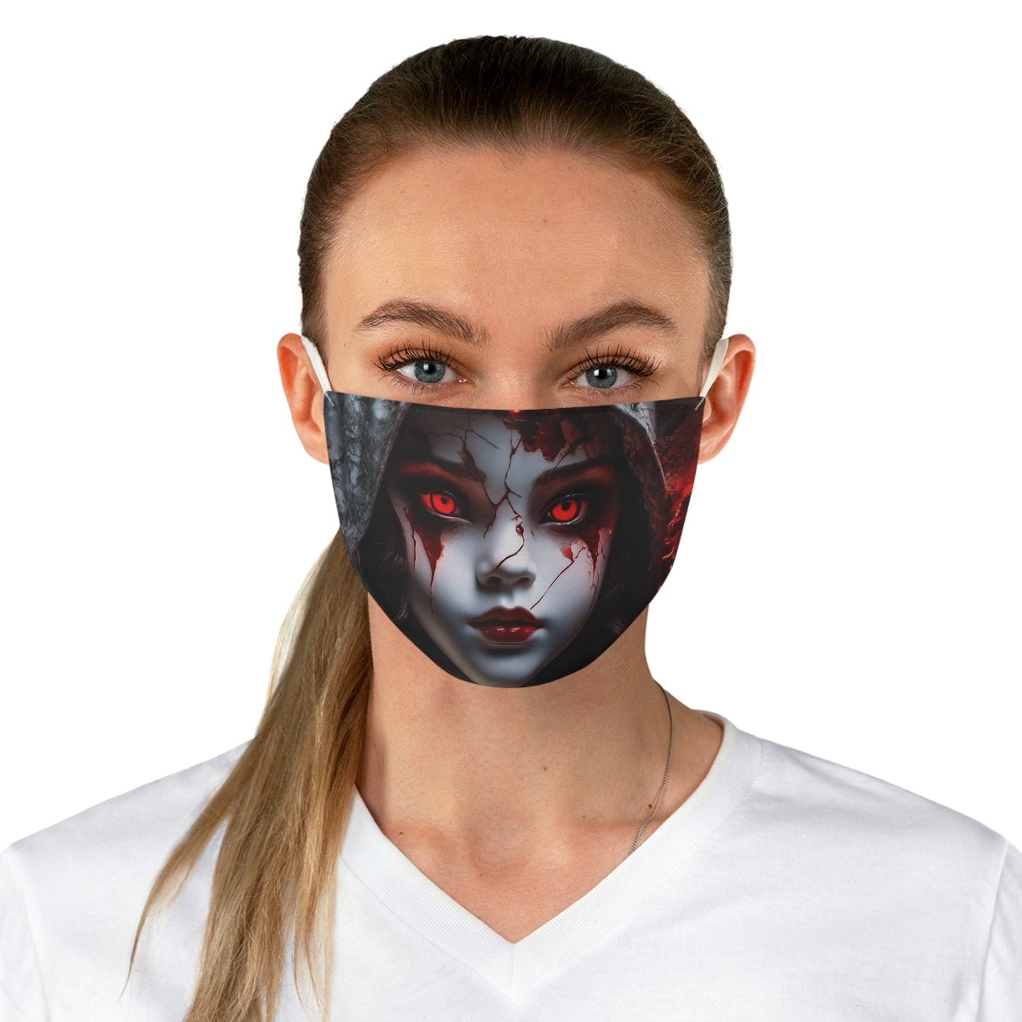 Broken Doll Fabric Face Mask