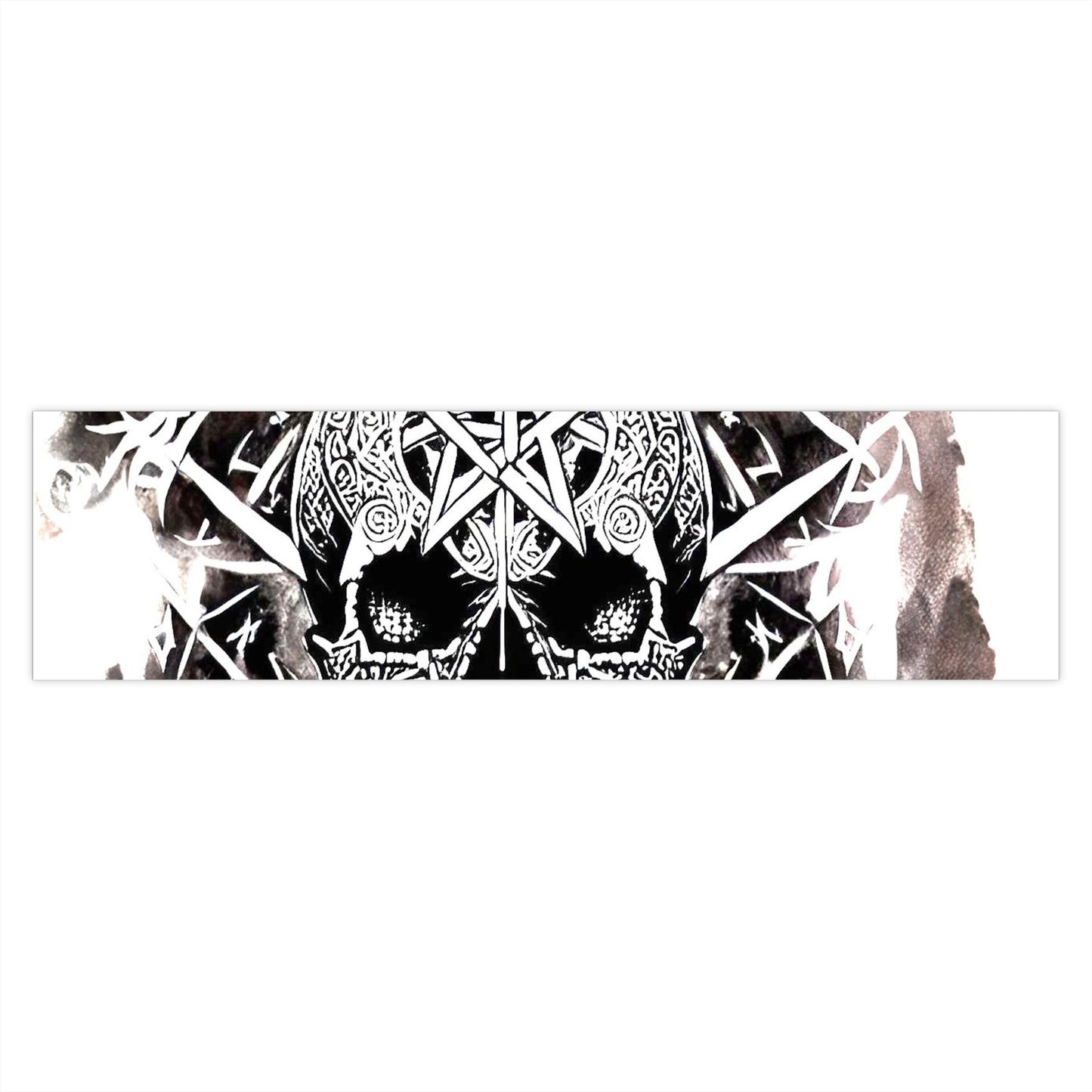 Pentagram Skull Bumper Stickers