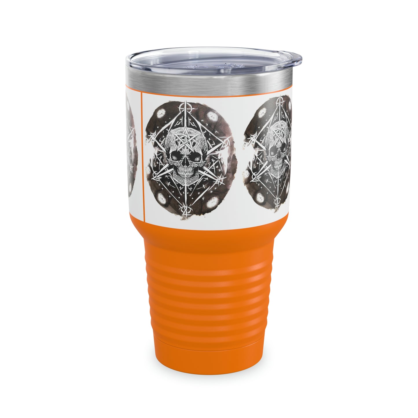 Pentagram Skull Ringneck Tumbler, 30oz