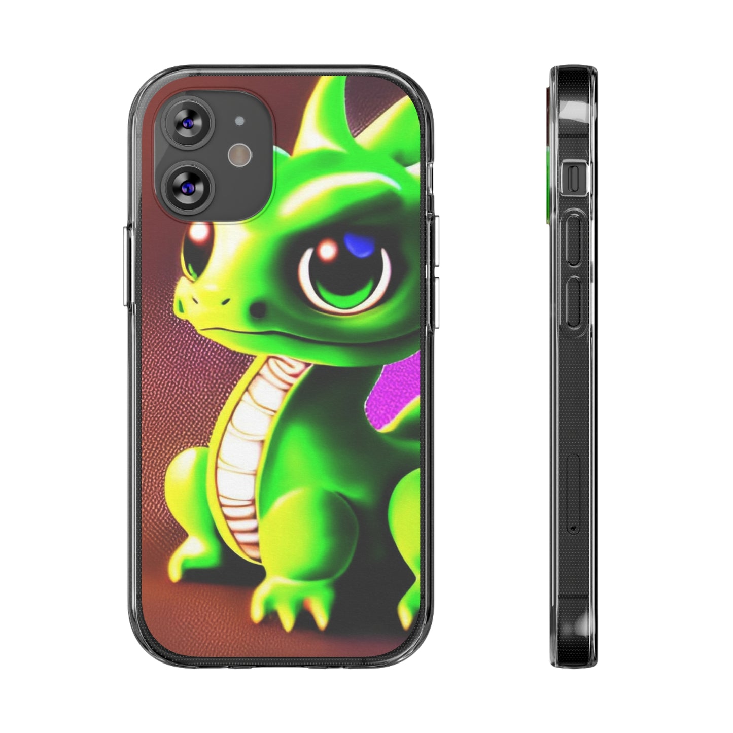 Baby Dragon Clear Silicone Phone Case