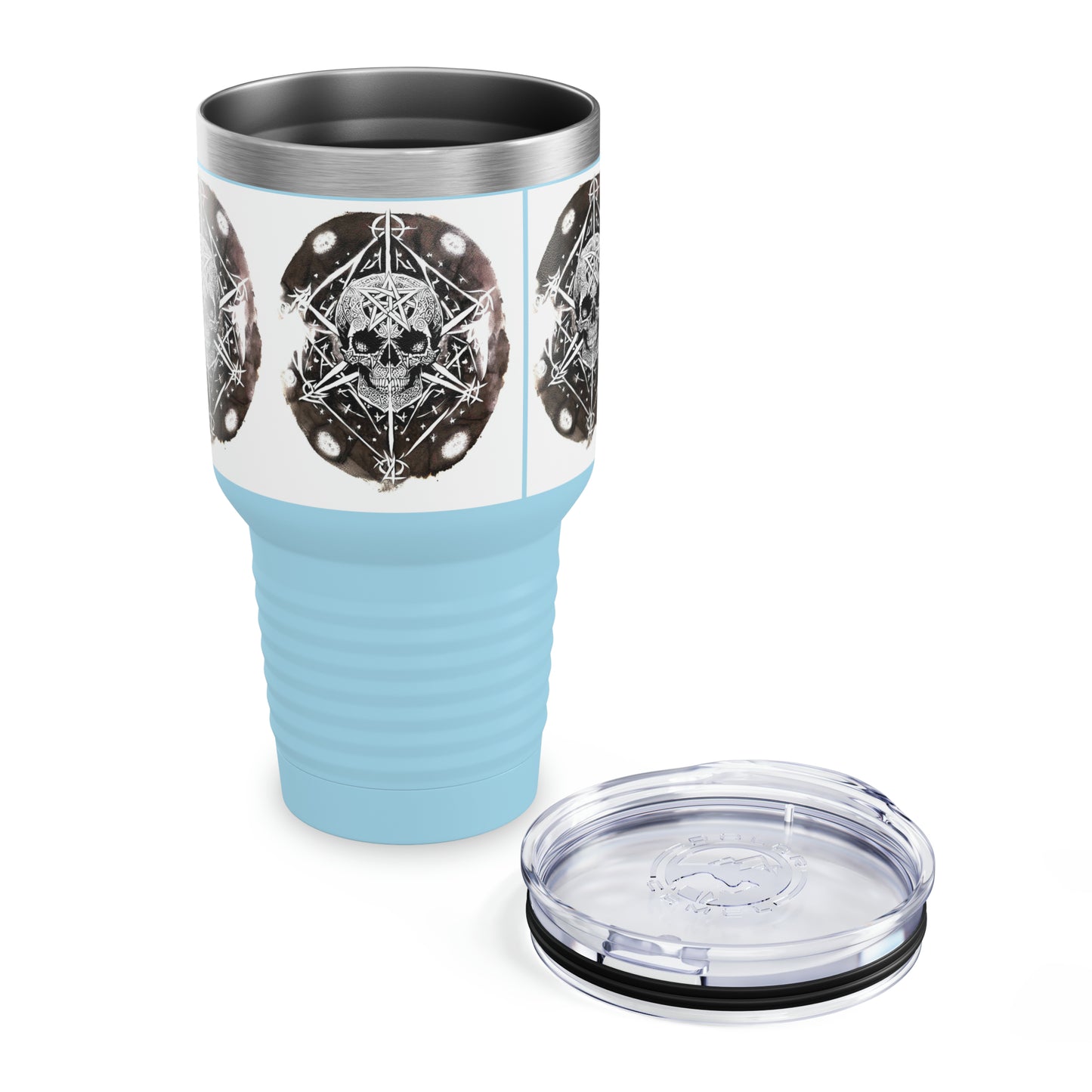 Pentagram Skull Ringneck Tumbler, 30oz