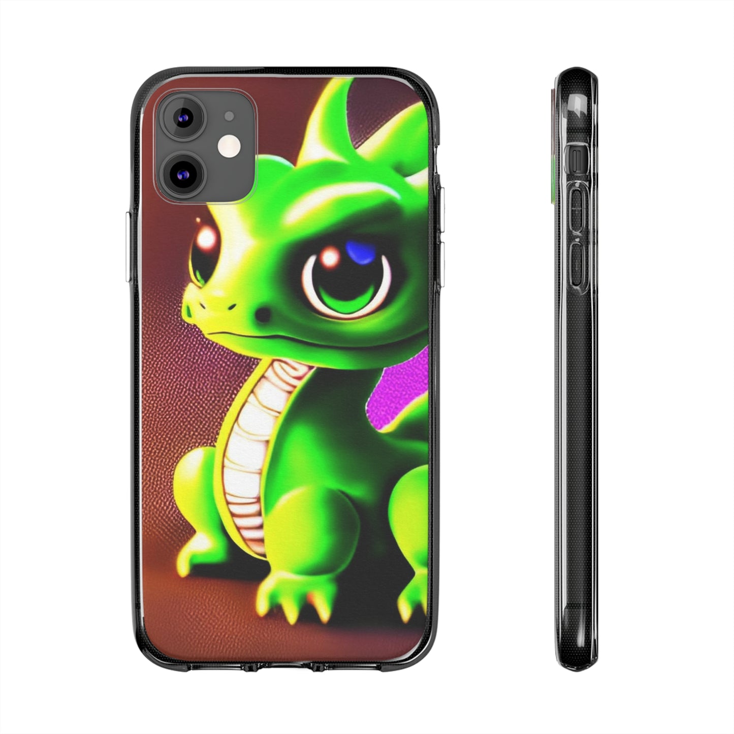 Baby Dragon Clear Silicone Phone Case