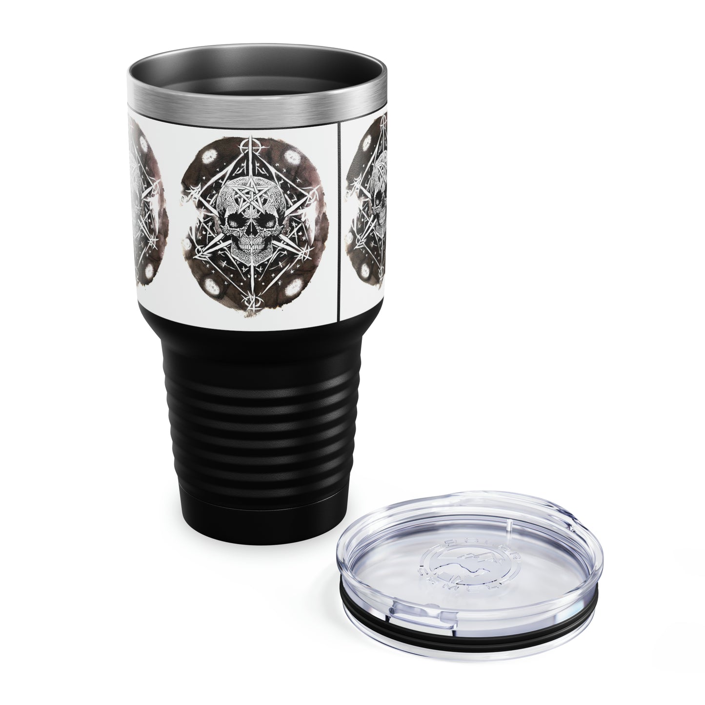 Pentagram Skull Ringneck Tumbler, 30oz