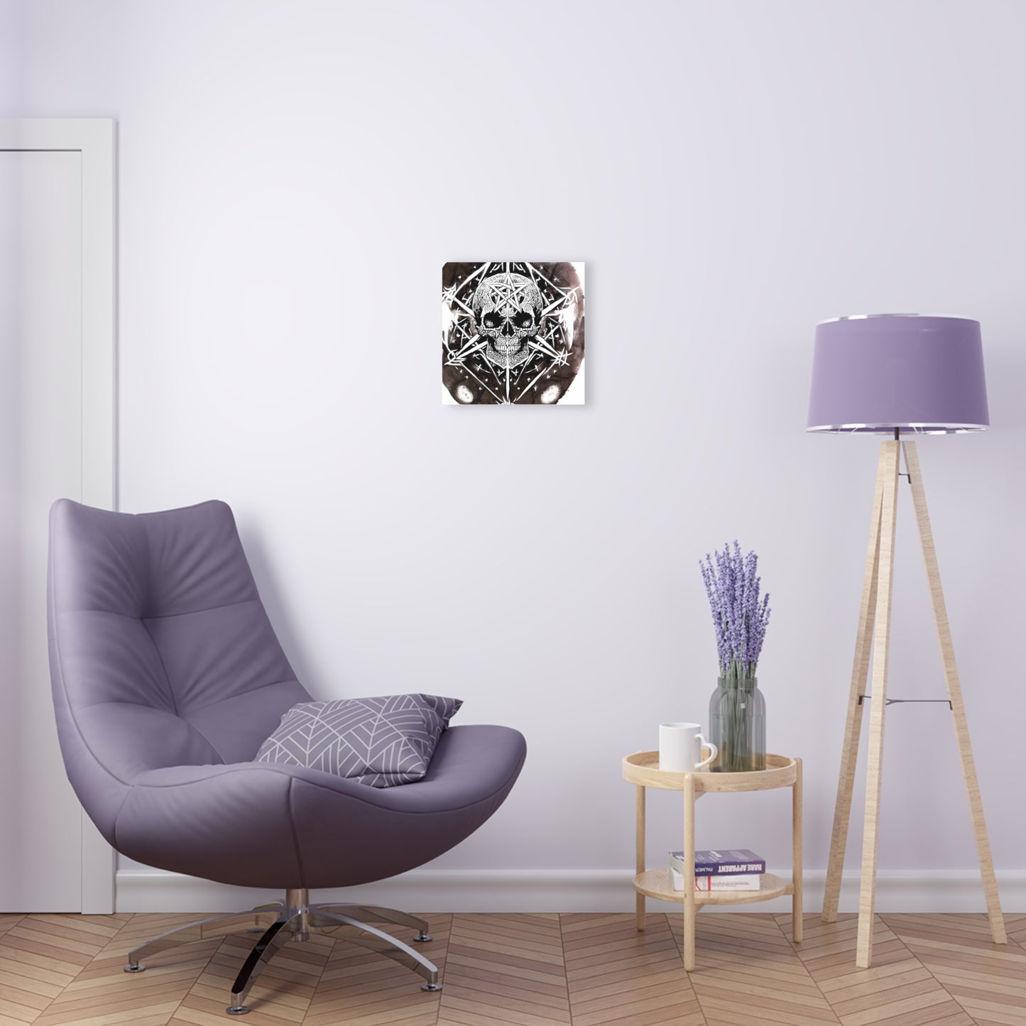 Pentagram Skull Acrylic Prints