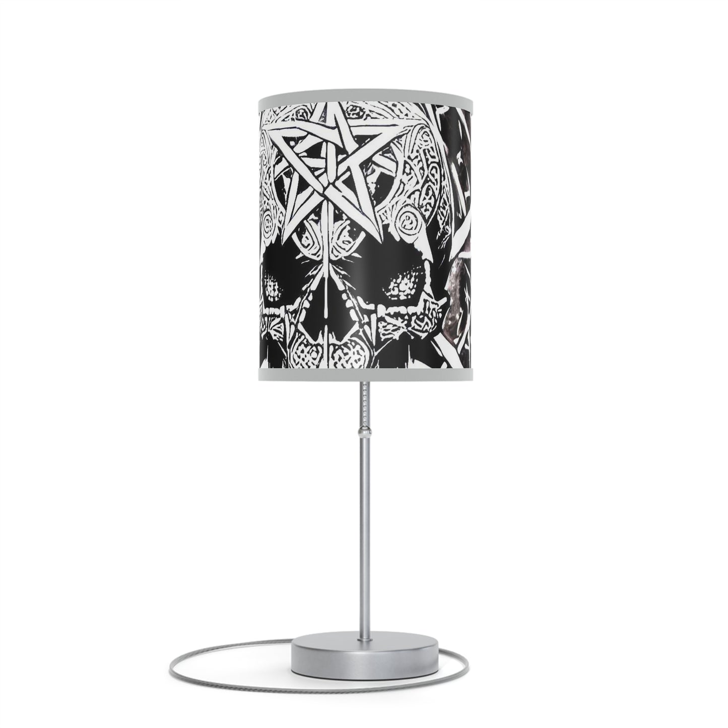 Pentagram Skull Lamp on a Stand, US|CA plug