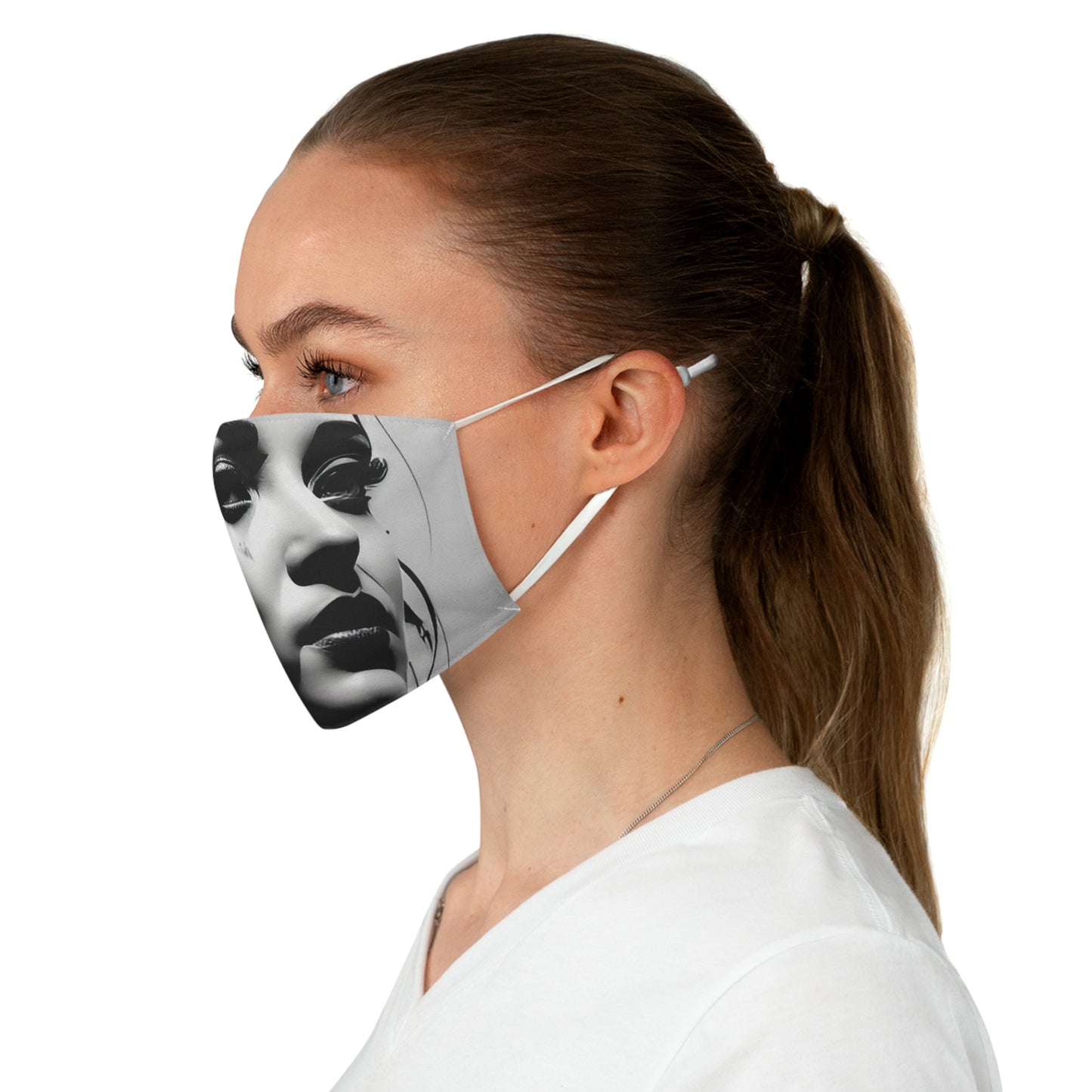 Portrait Fabric Face Mask