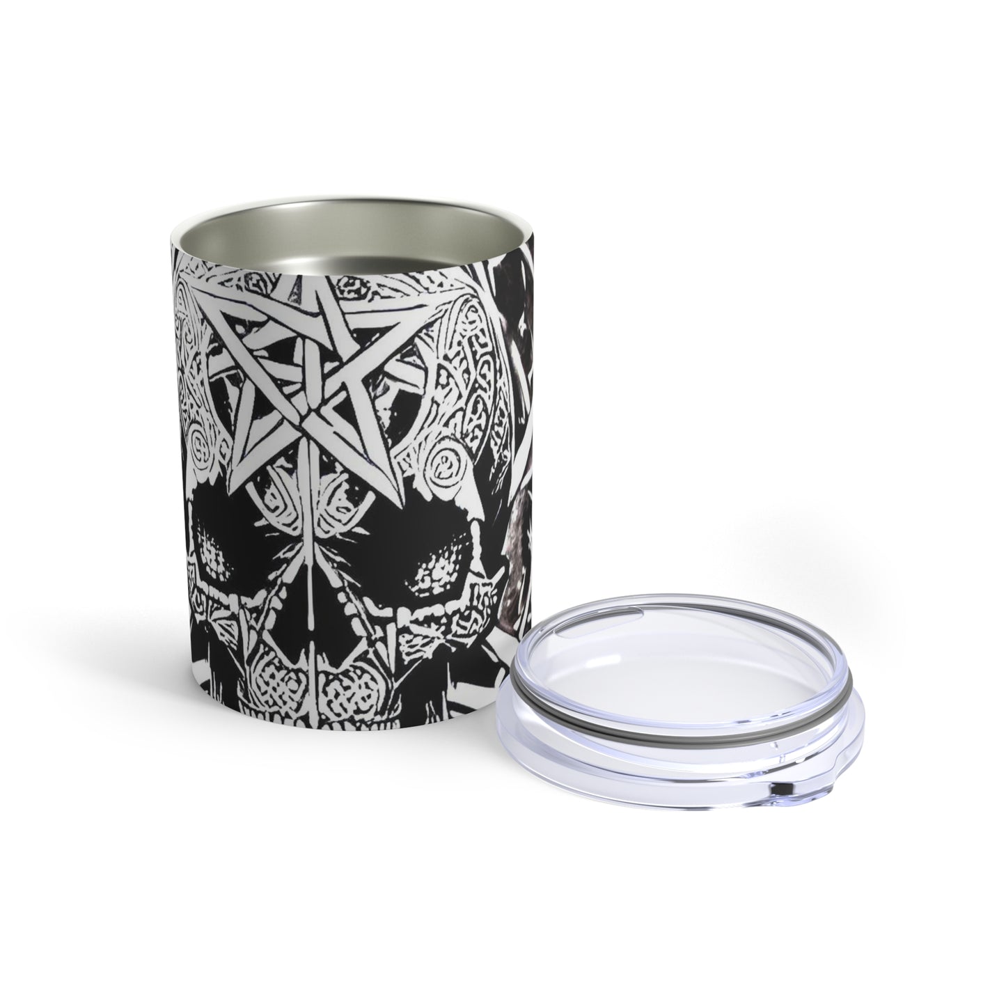 Pentagram Skull Tumbler 10oz