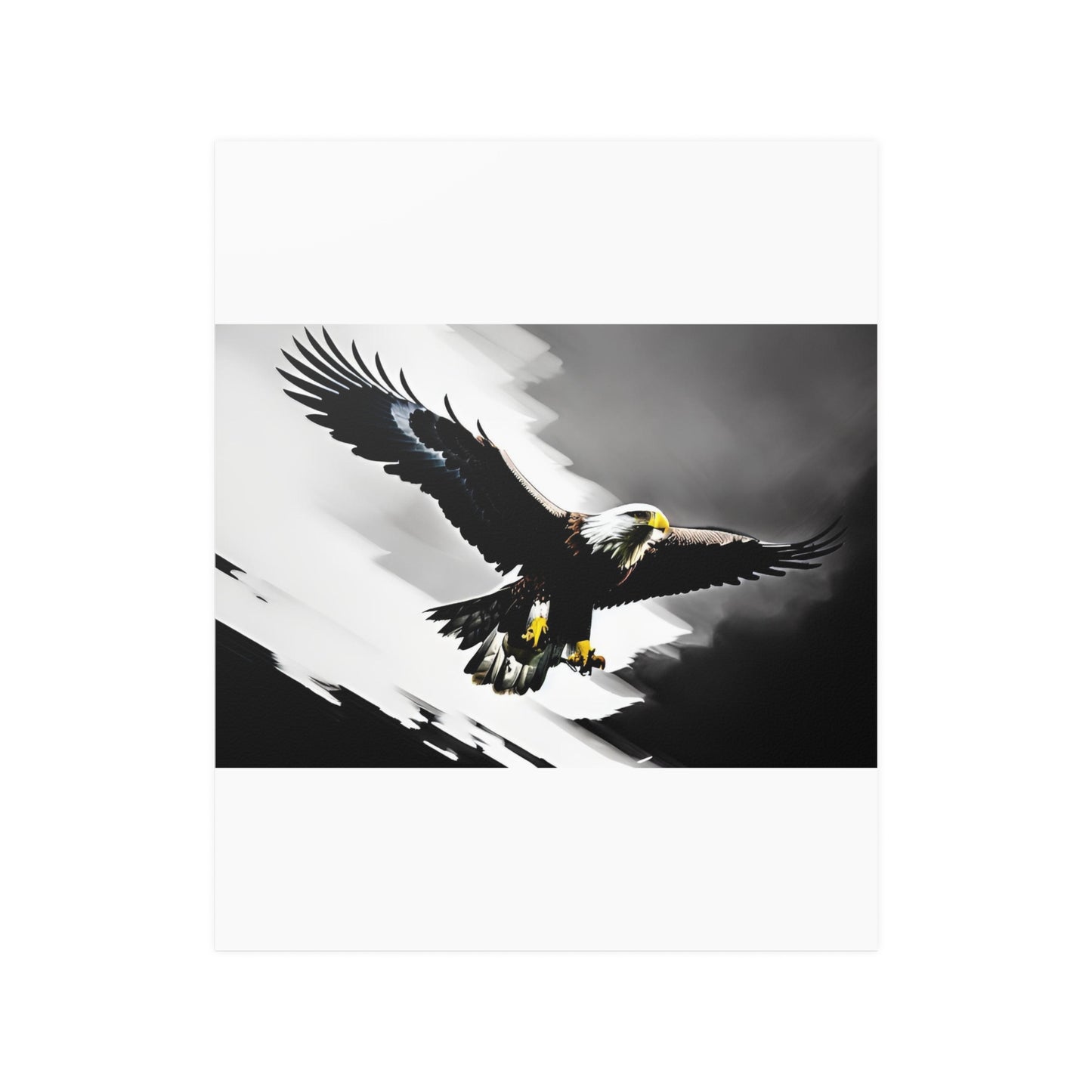 Flying eagle Satin Posters (210gsm)