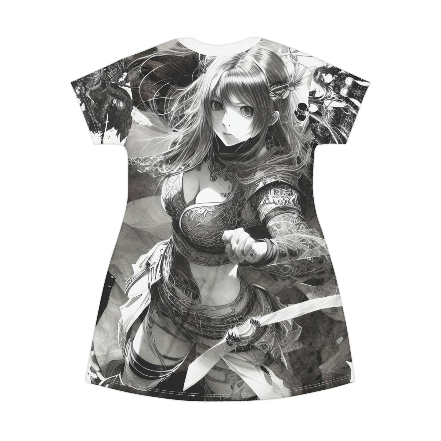 Anime Shirt T-Shirt Dress (AOP)