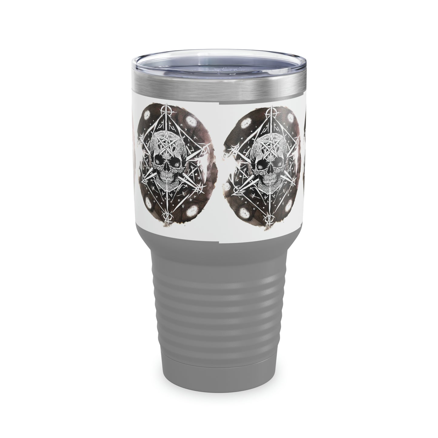 Pentagram Skull Ringneck Tumbler, 30oz