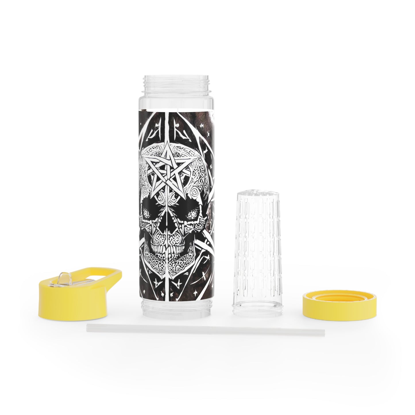 Pentagram Skull Infuser Water Bottle