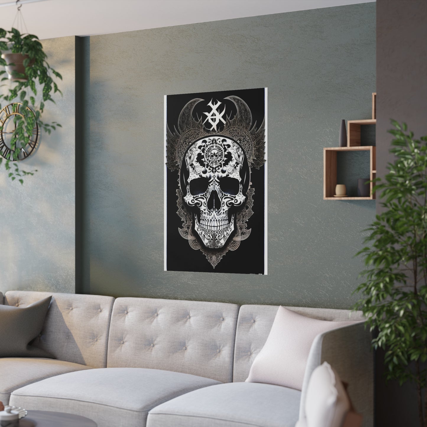 Skull Satin Posters (210gsm)