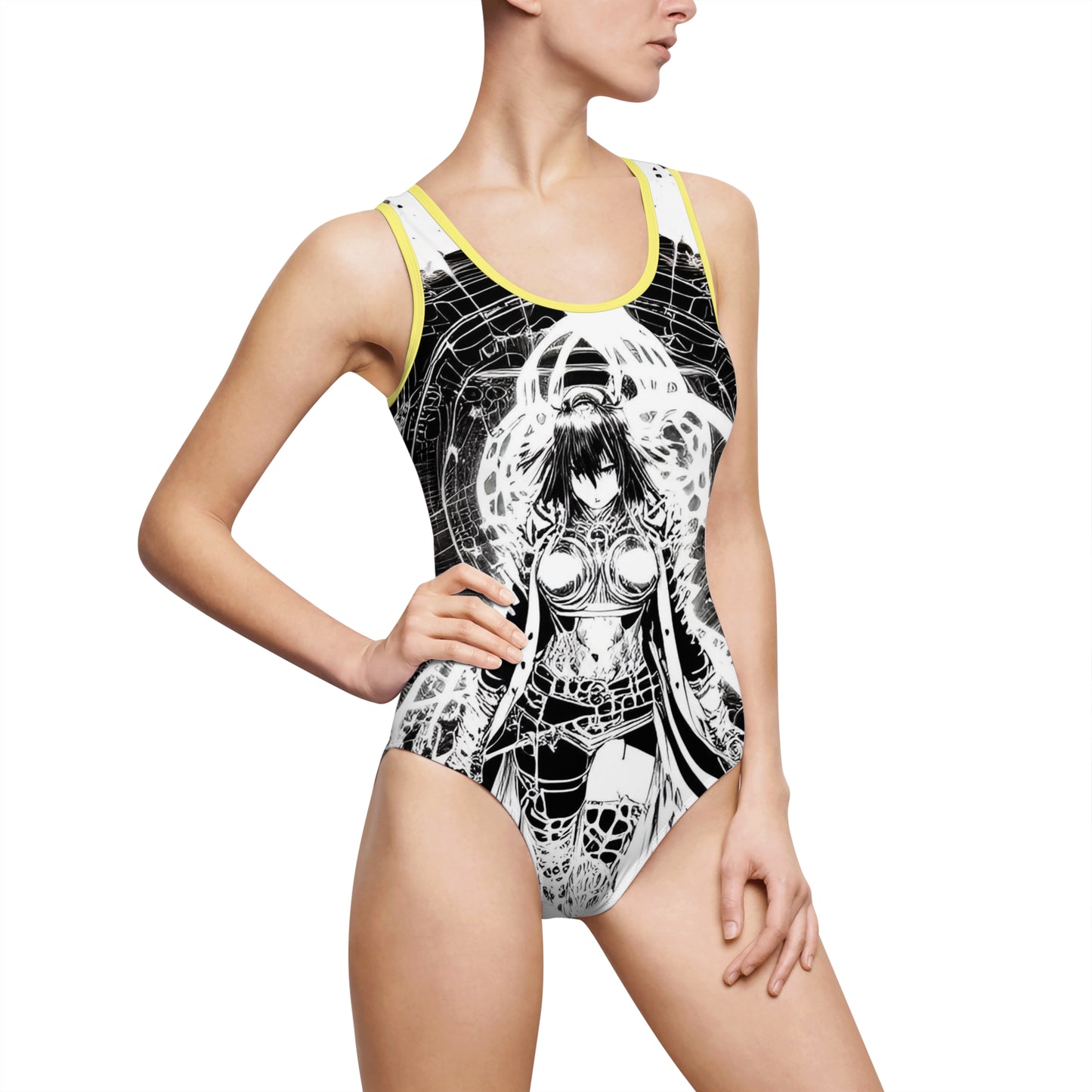 Gate style Anime Women's Classic One-Piece Swimsuit (AOP)