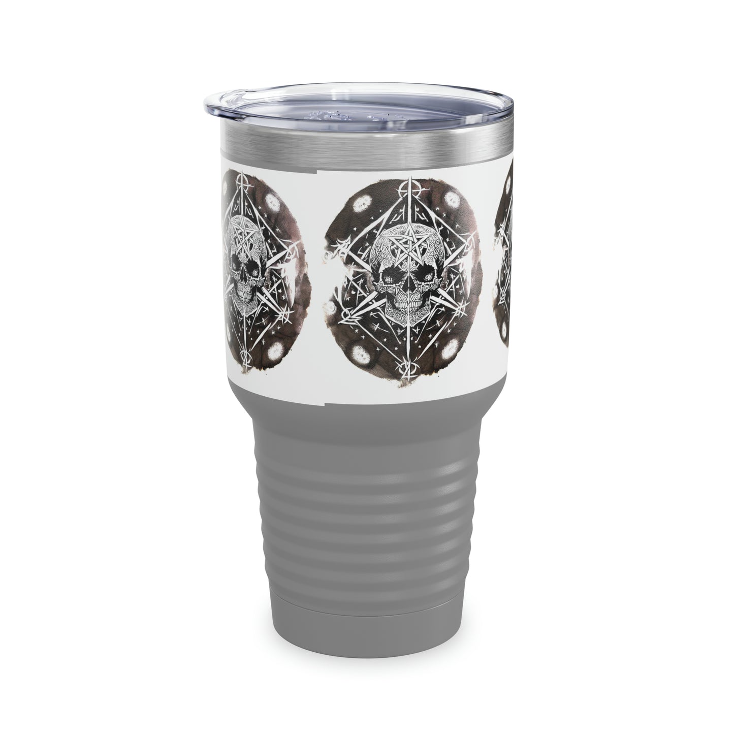 Pentagram Skull Ringneck Tumbler, 30oz