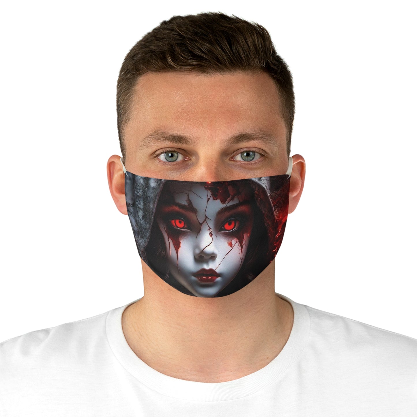 Broken Doll Fabric Face Mask