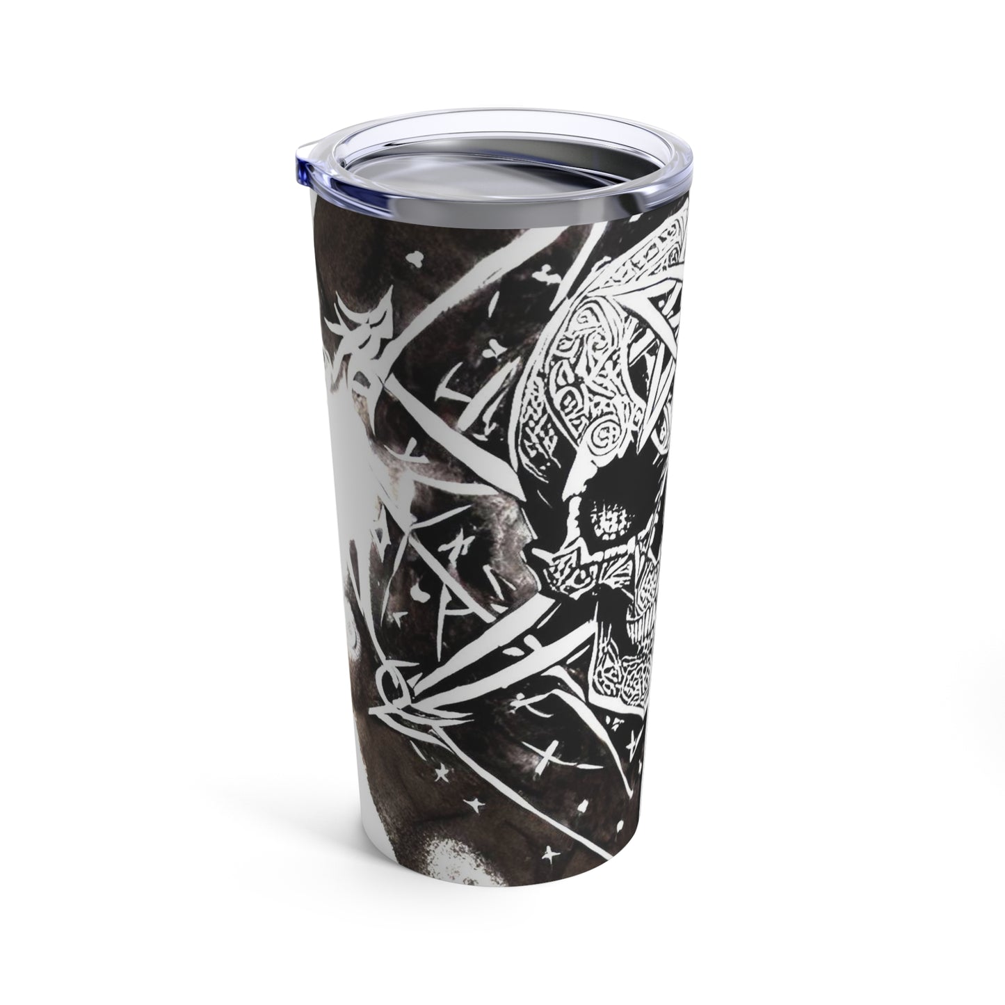 Pentagram Skull Tumbler 20oz