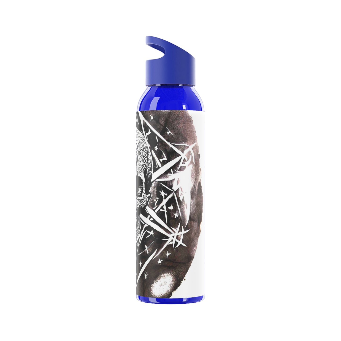 Pentagram Skull Sky Water Bottle