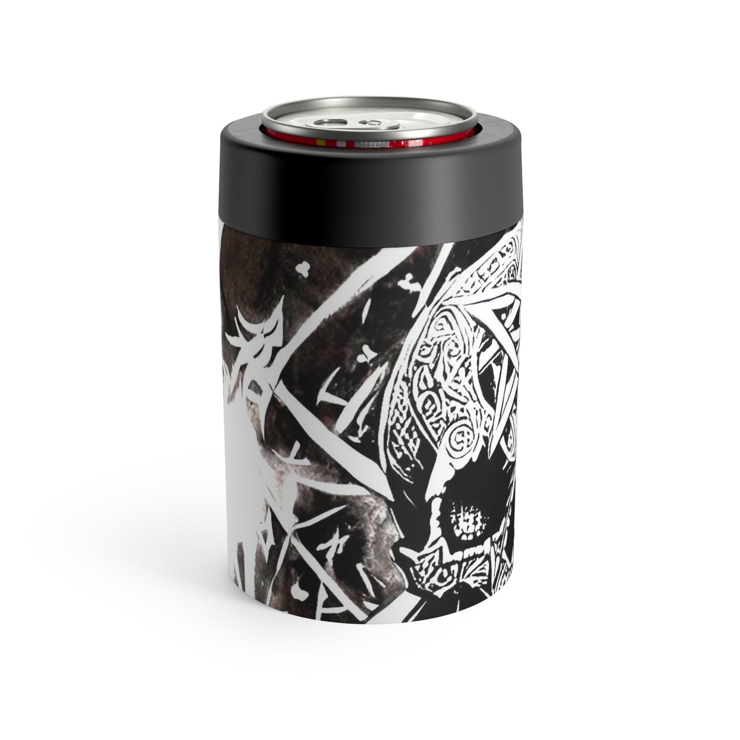 Pentagram Skull Can Holder