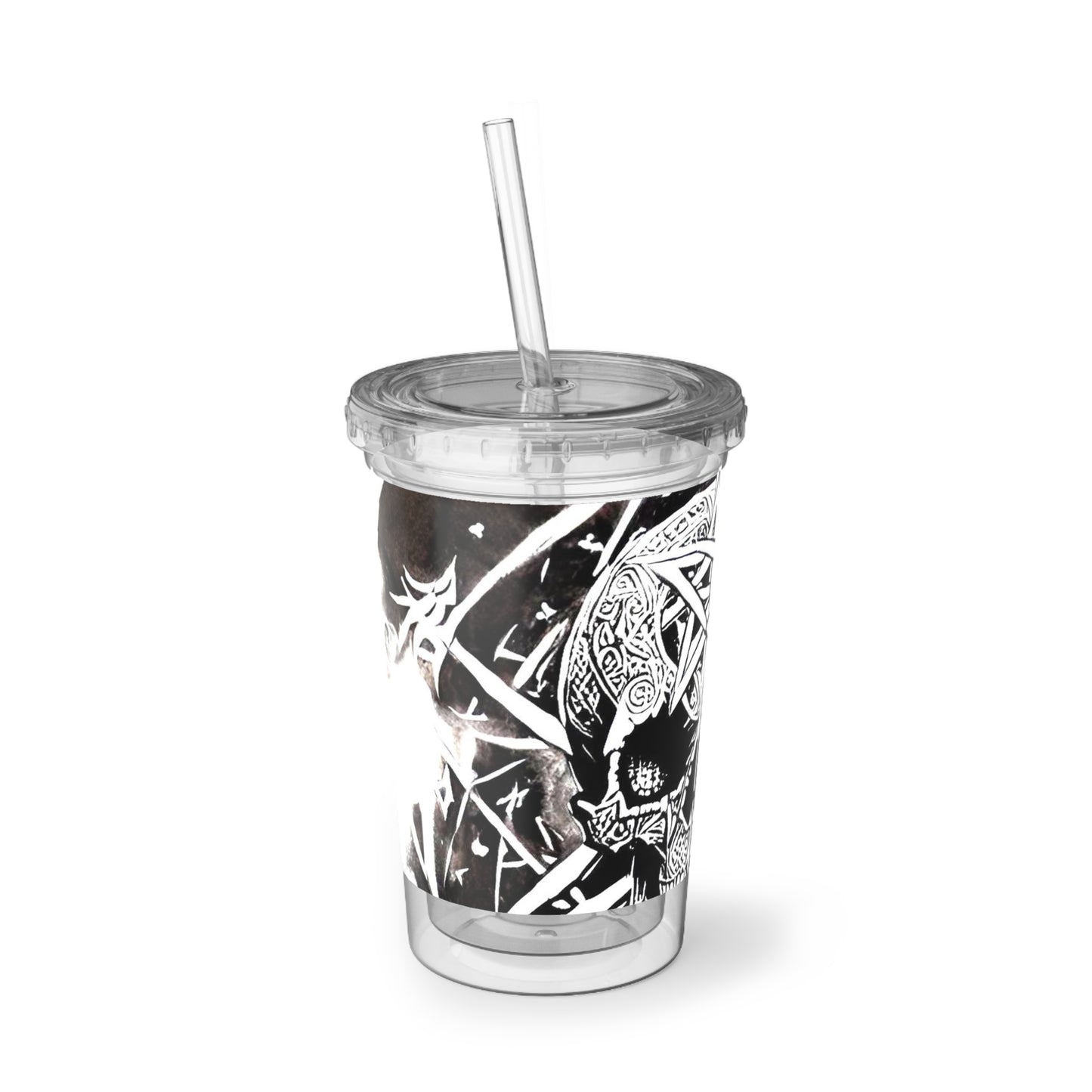 Pentagram Skull Suave Acrylic Cup