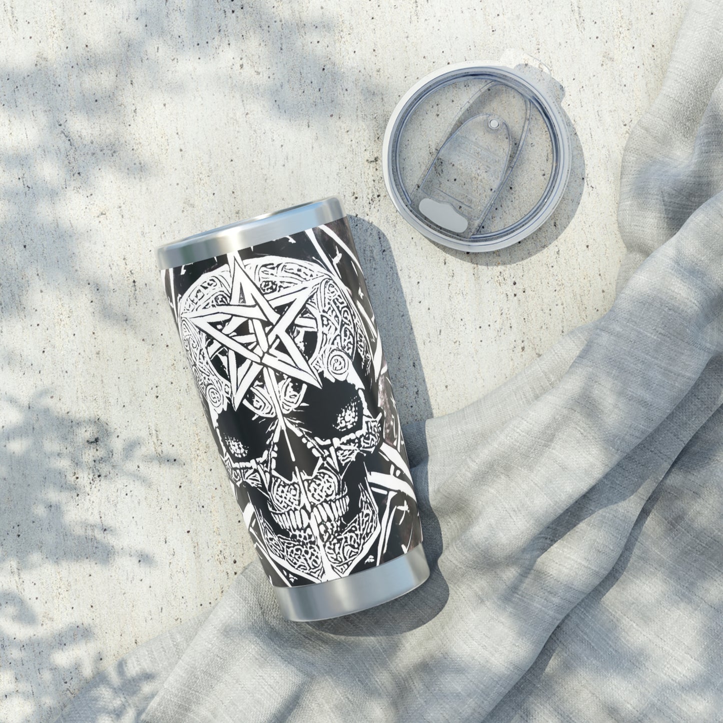 Pentagram Skull Vagabond 20oz Tumbler