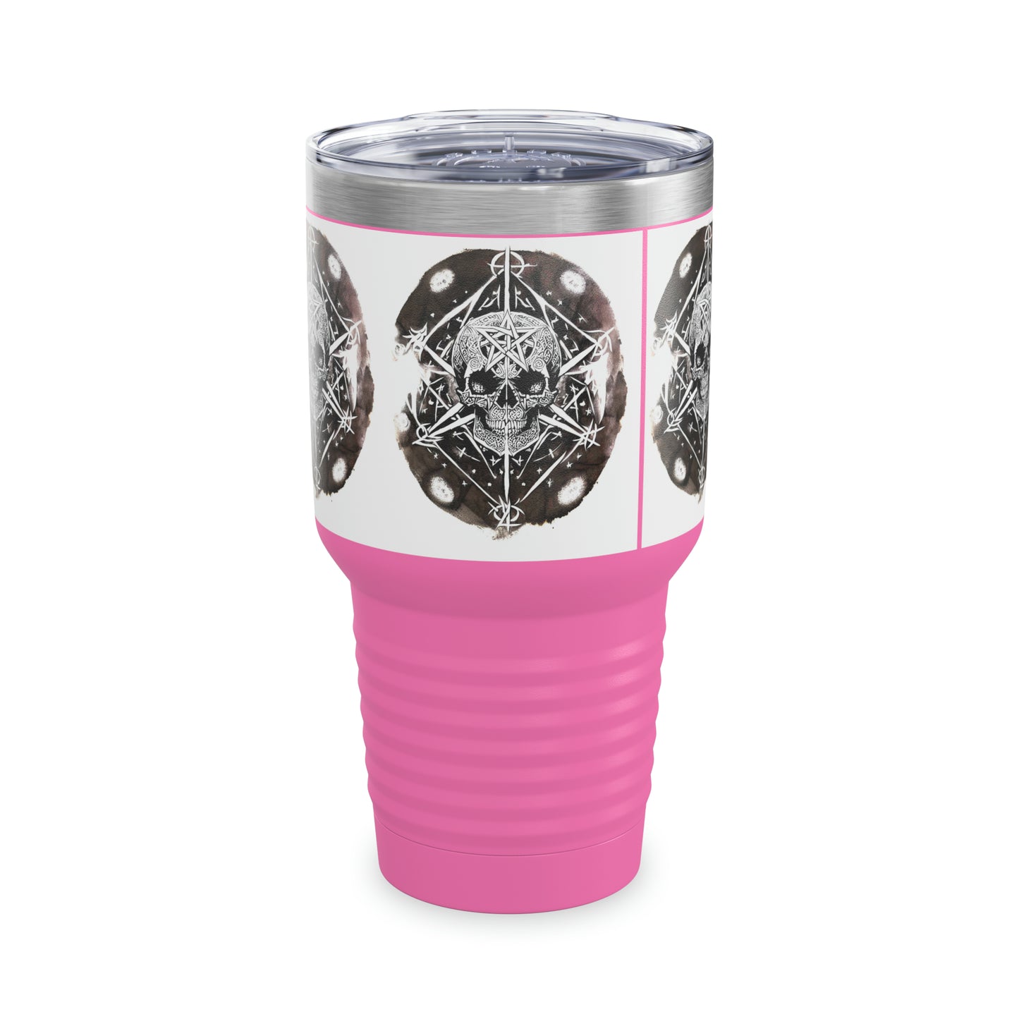 Pentagram Skull Ringneck Tumbler, 30oz