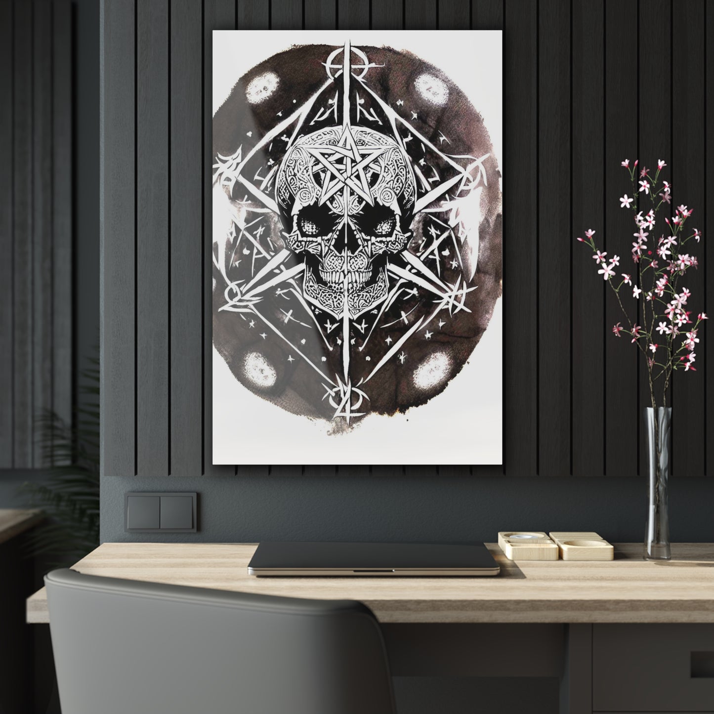 Pentagram Skull Acrylic Prints