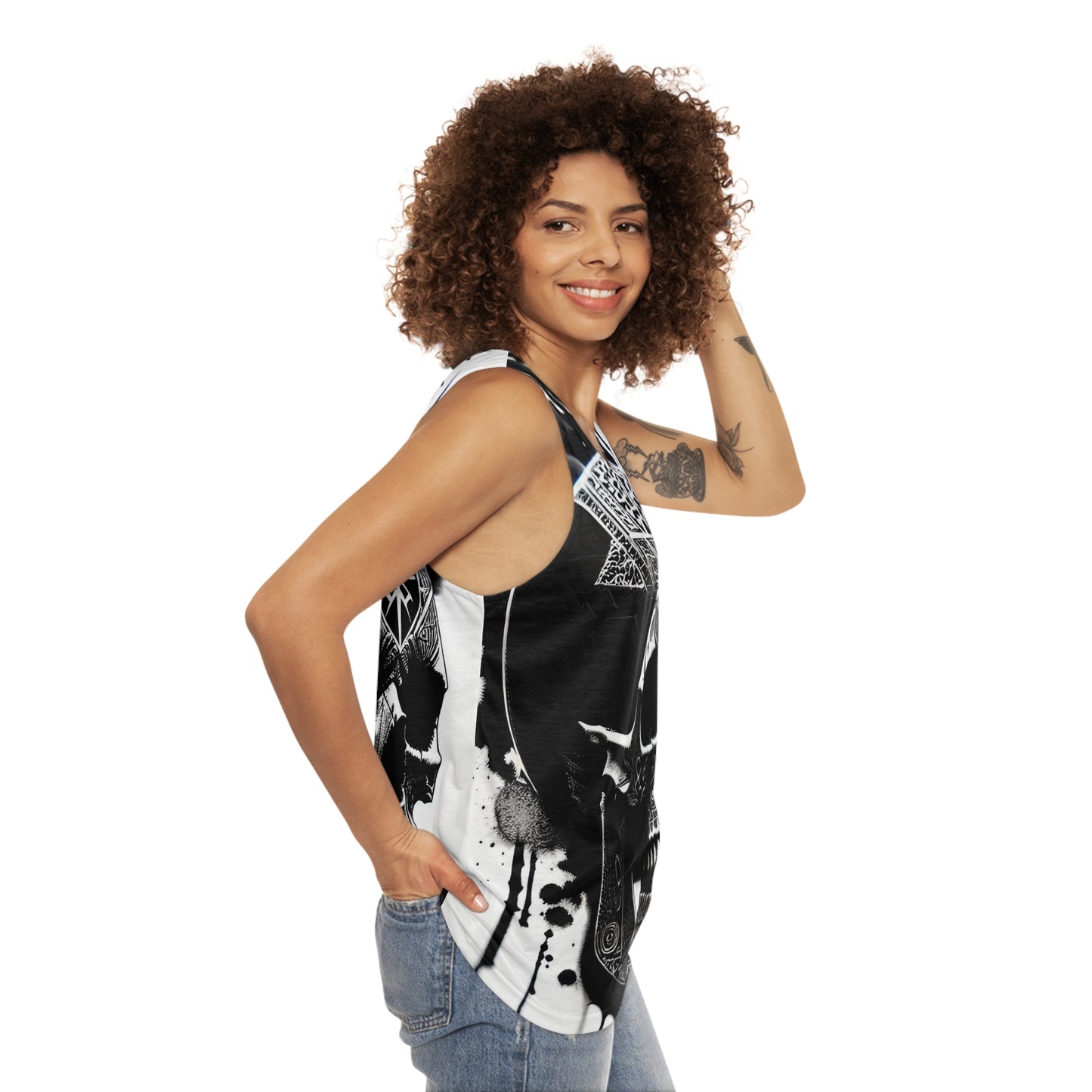 Skull Ink Unisex Tank Top (AOP)