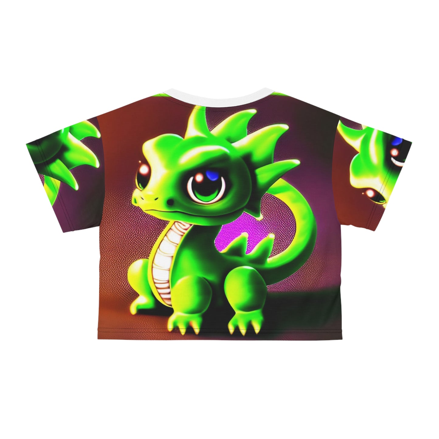 Baby Dragon Crop Tee (AOP)